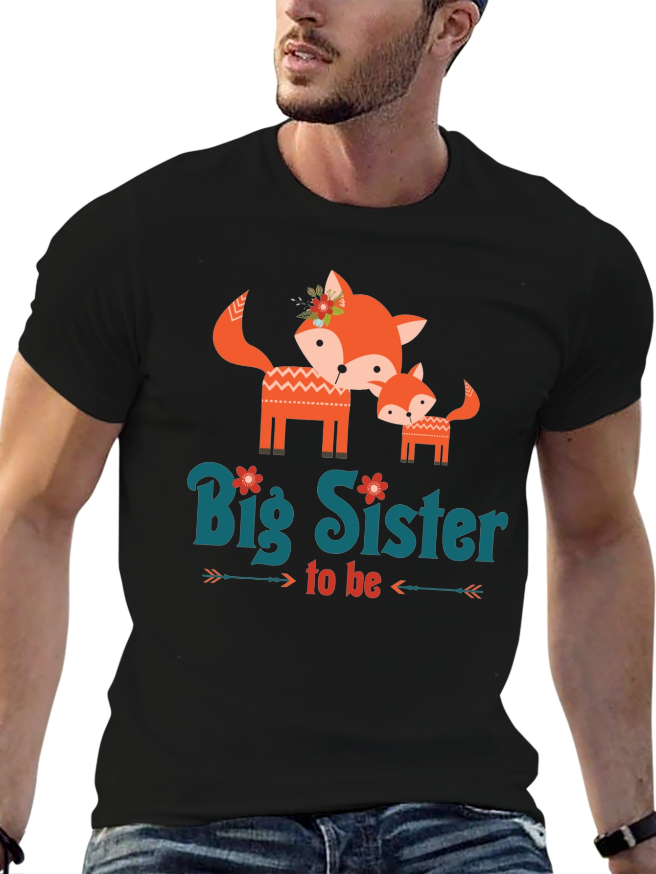 Big Sister To Be Fox T-Shirt