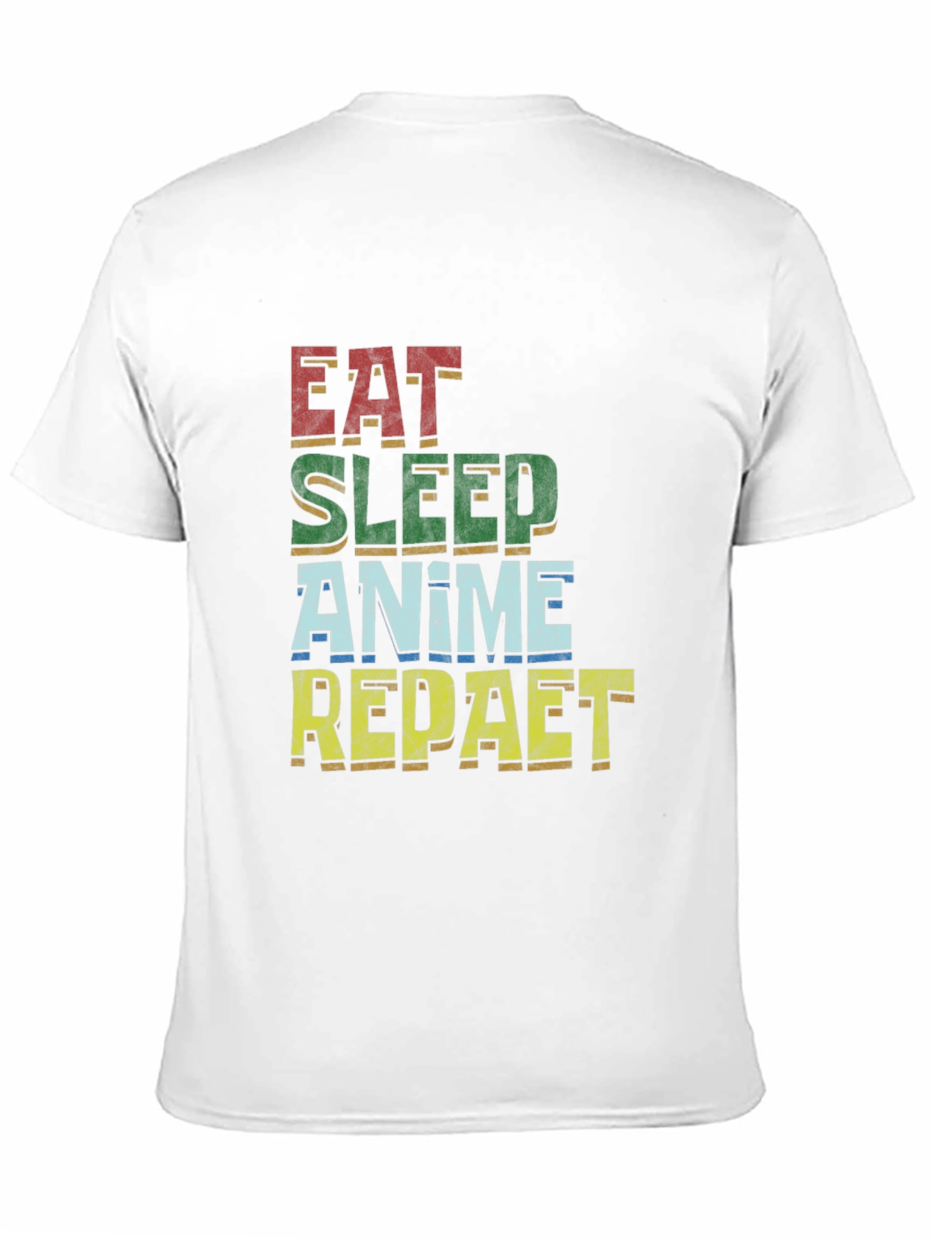 Eat Sleep Anime Repeat T-Shirt | Unisex Cotton Tee
