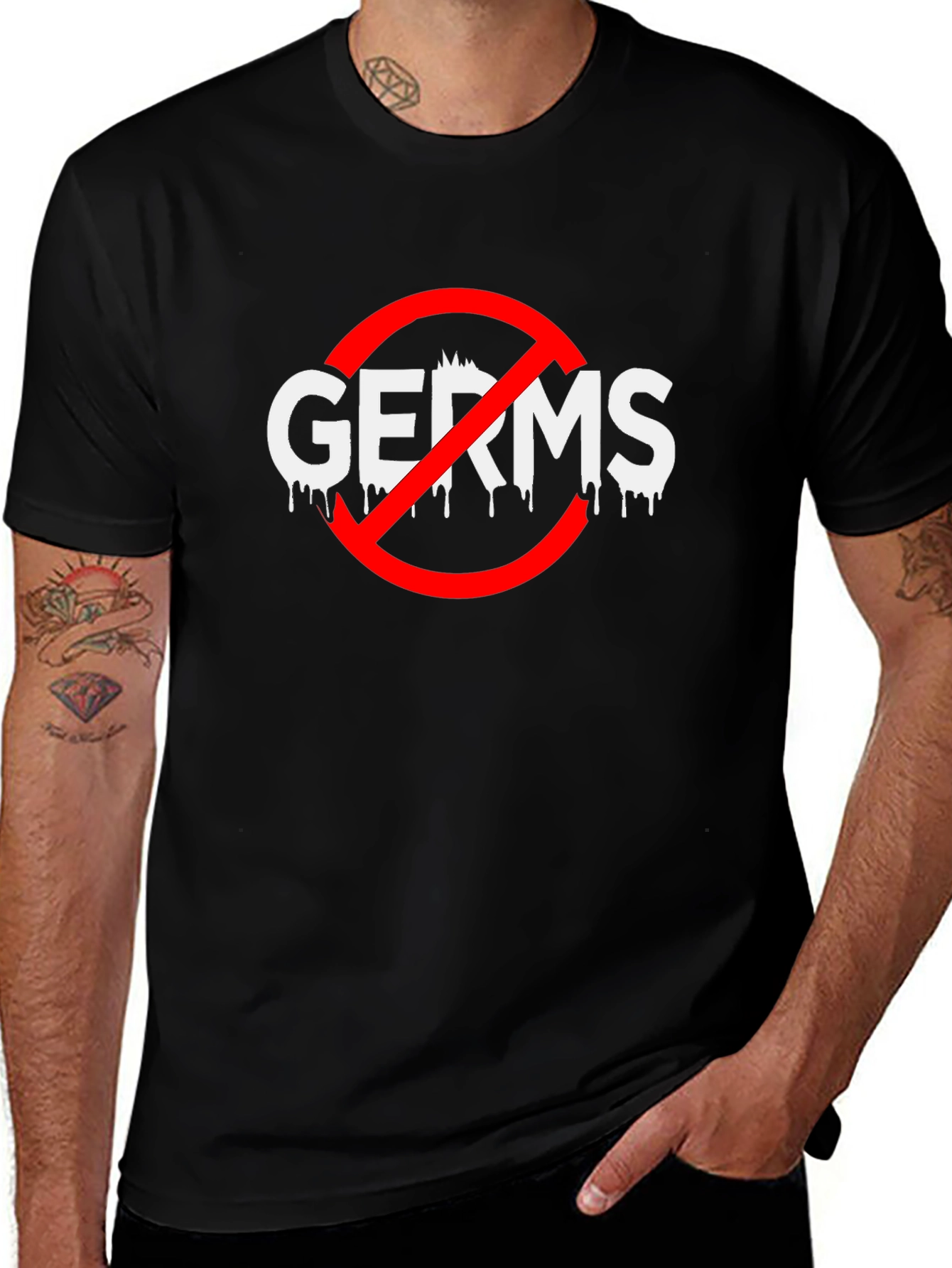 Anti Germs T-Shirt: No Germs Allowed!