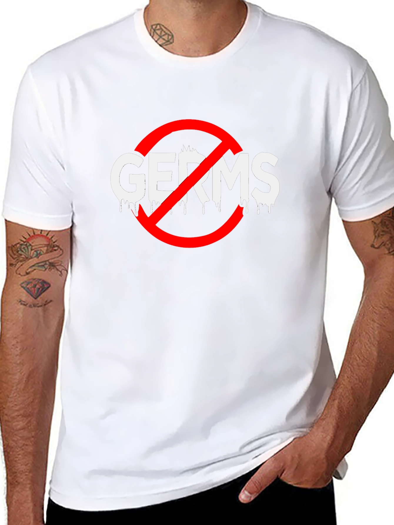 Anti Germs T-Shirt: No Germs Allowed!