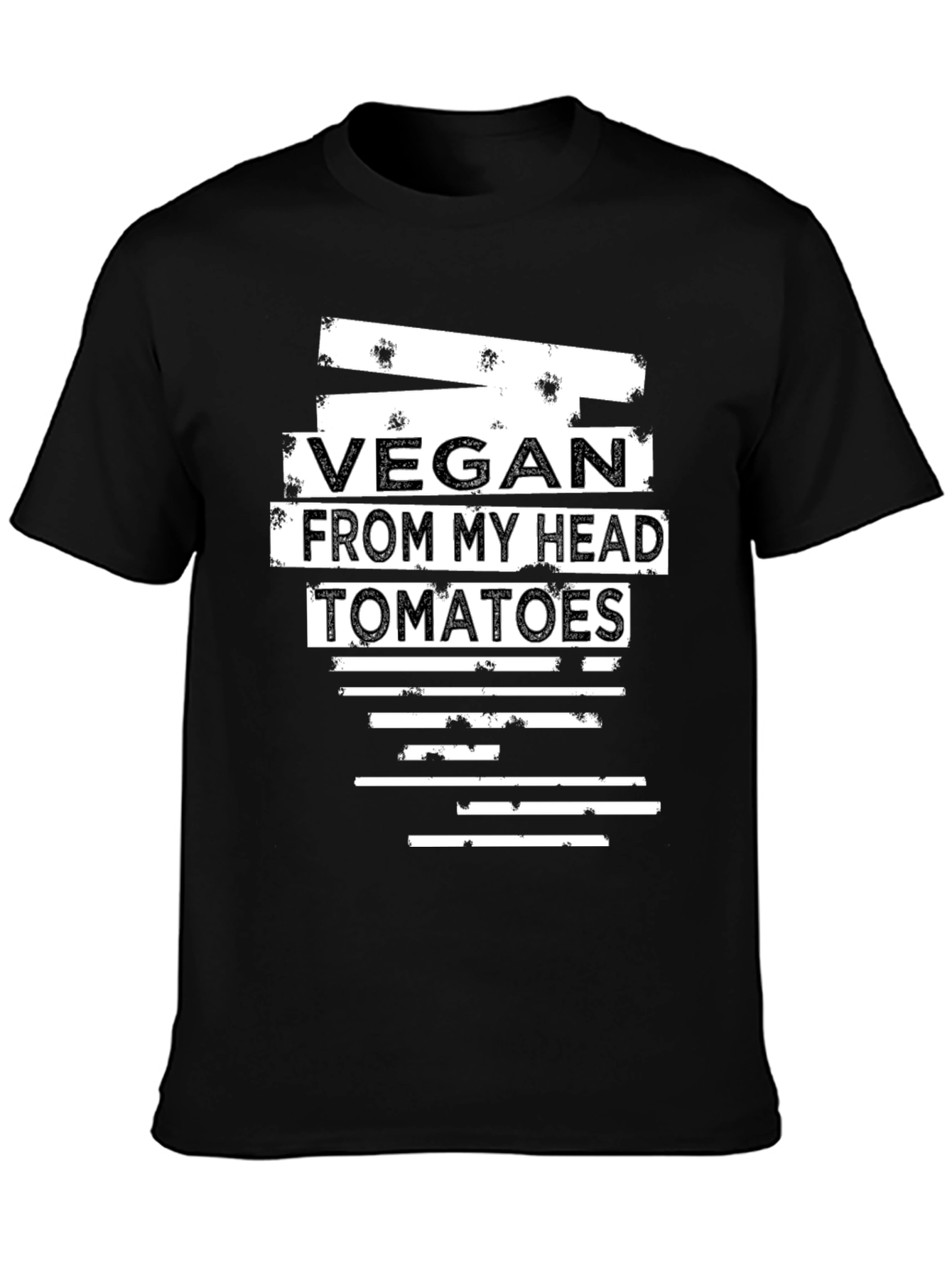 Vegan From My Head Tomatoes Graphic Tee