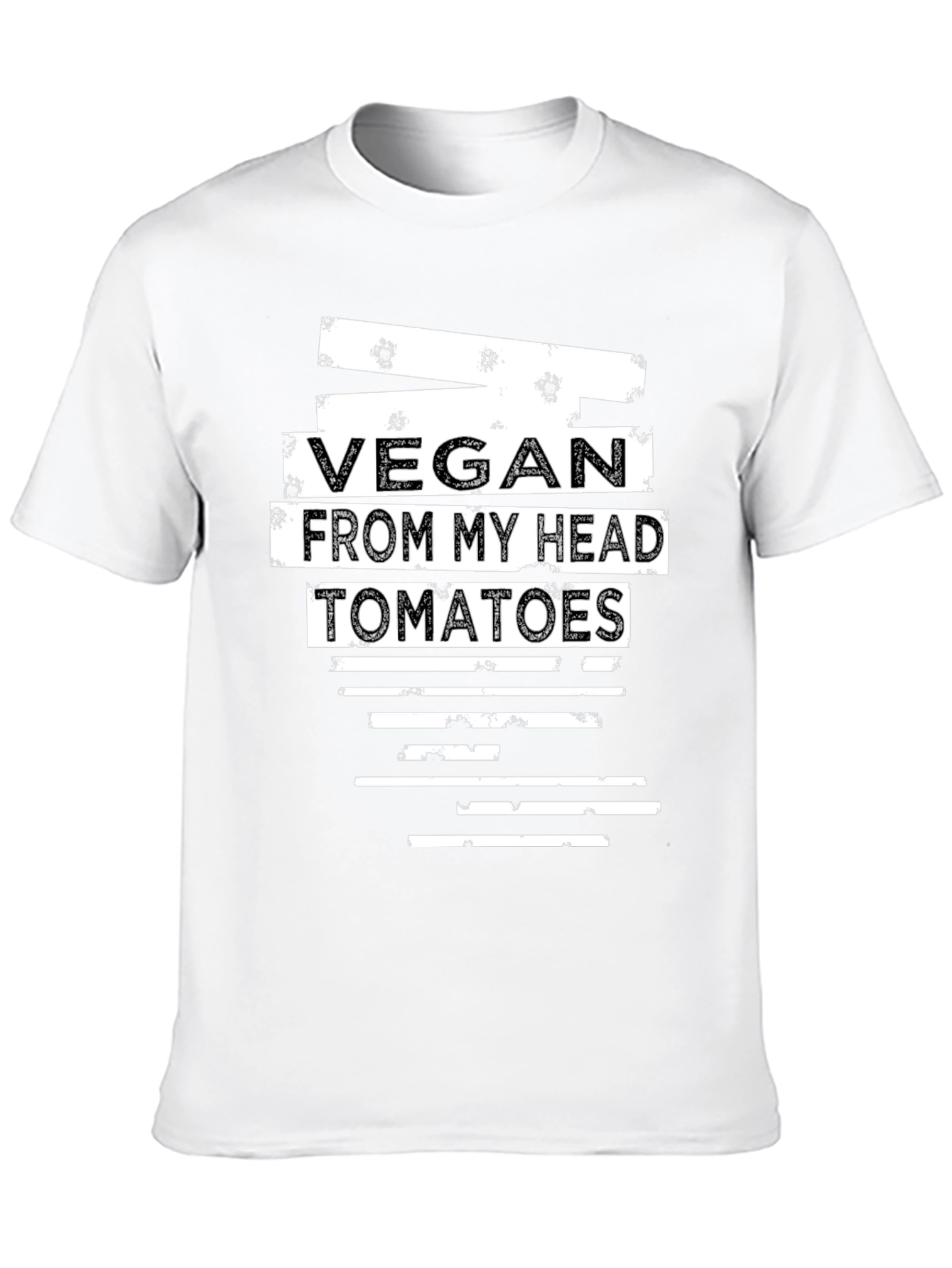 Vegan From My Head Tomatoes Graphic Tee