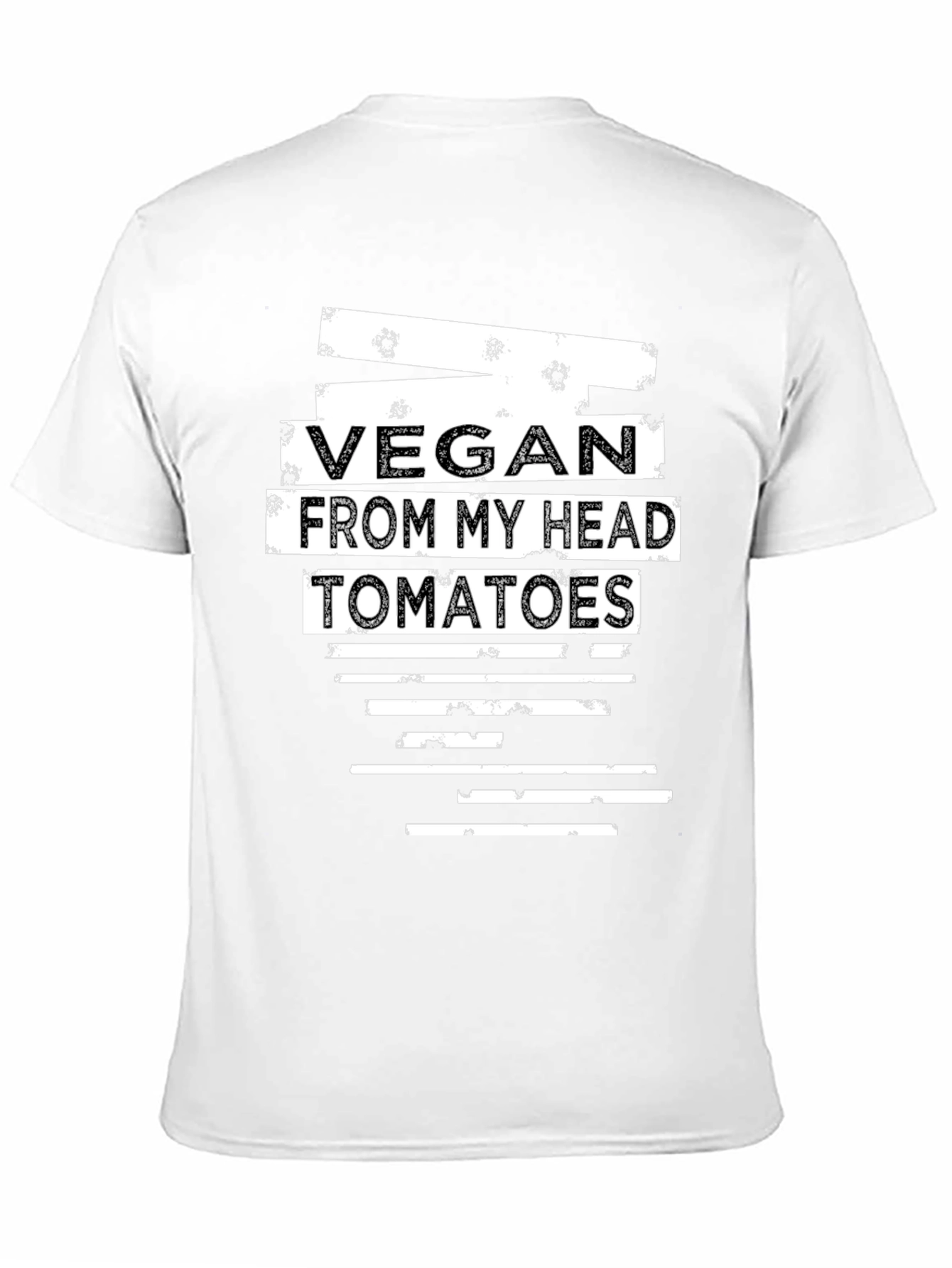 Vegan From My Head Tomatoes Graphic Tee