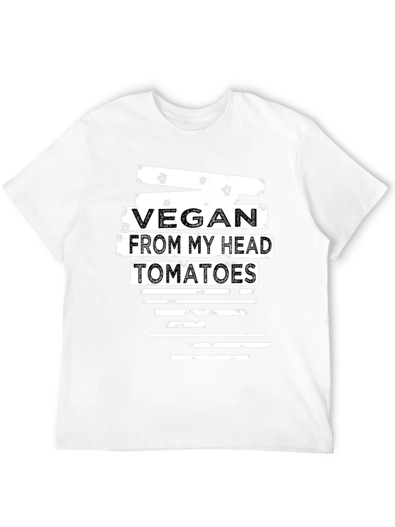 Vegan From My Head Tomatoes Graphic Tee