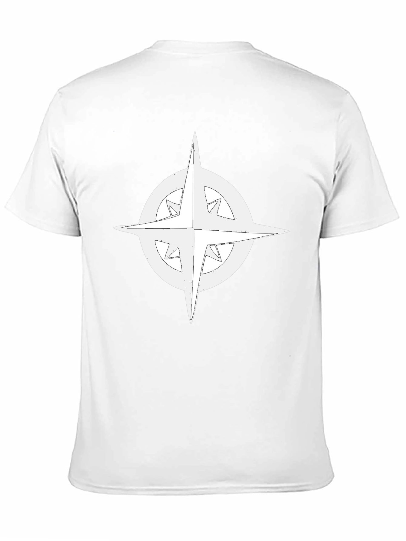 Compass Rose Graphic Tee - Classic Black