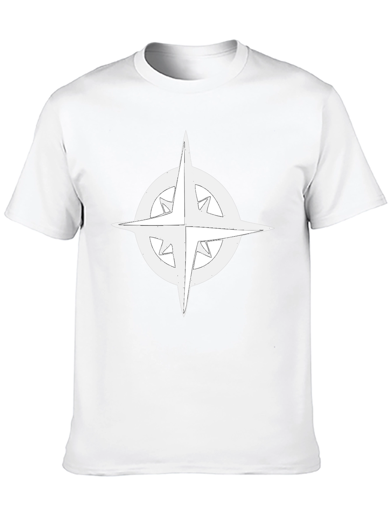 Compass Rose Graphic Tee - Classic Black