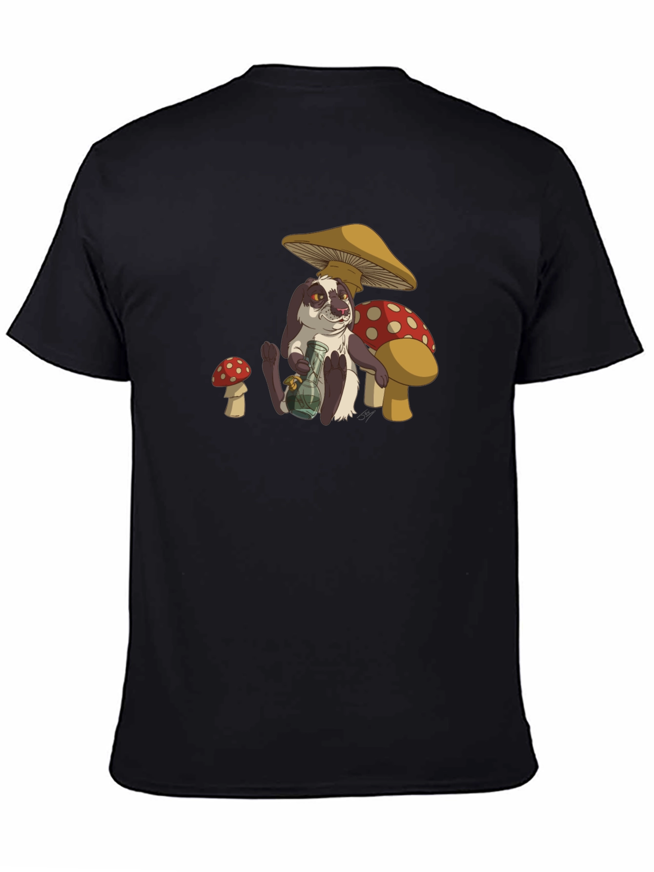 Humorous Rabbit Mushroom T-Shirt
