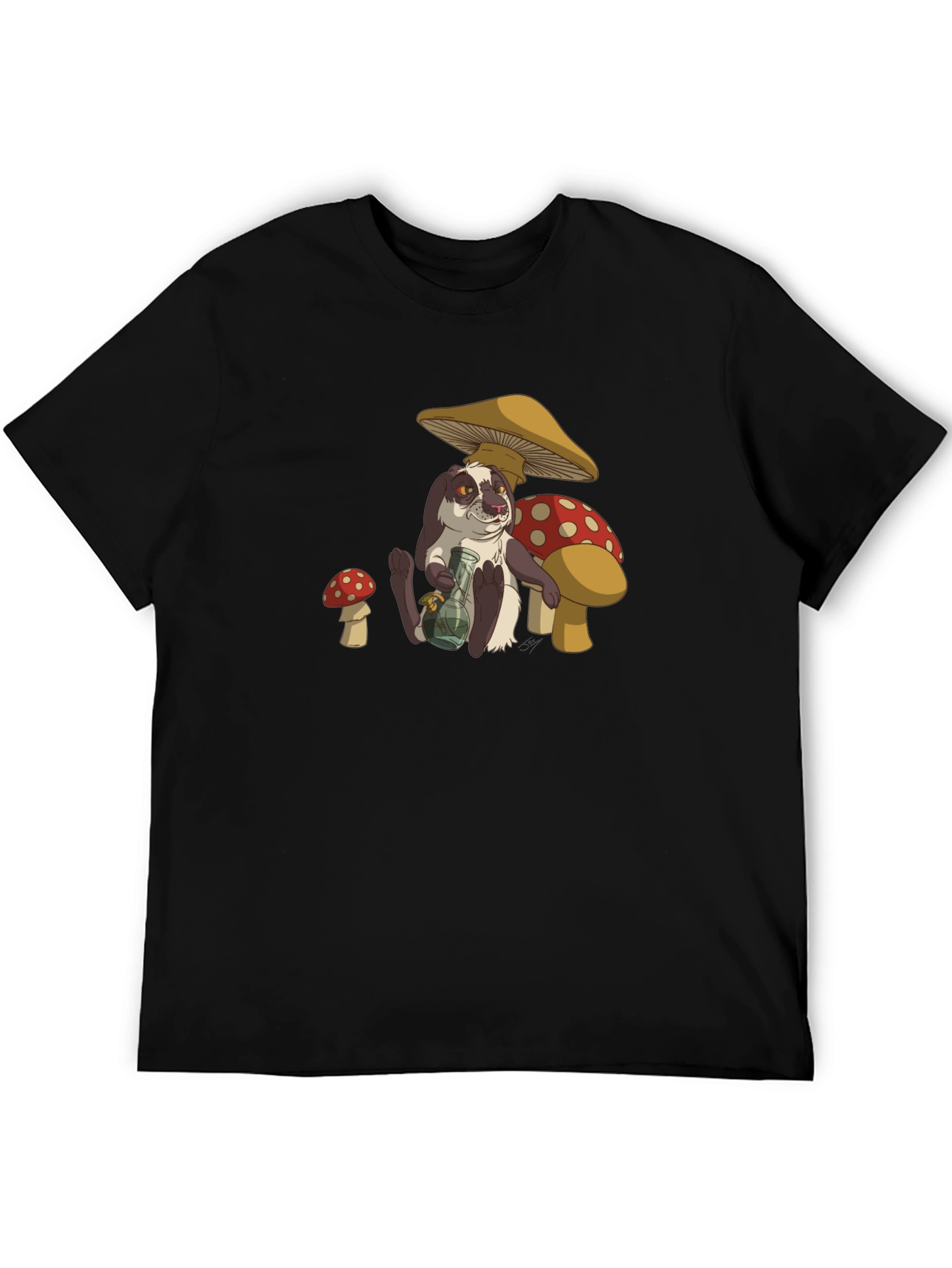 Humorous Rabbit Mushroom T-Shirt