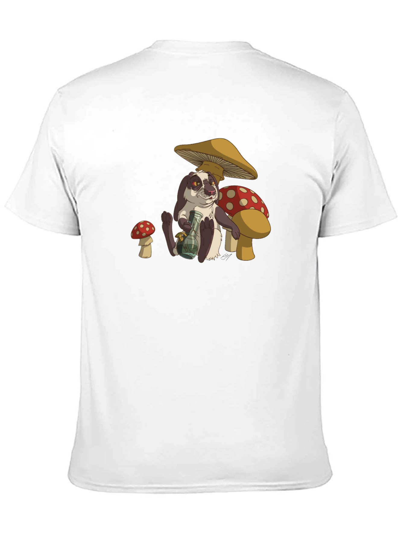 Humorous Rabbit Mushroom T-Shirt