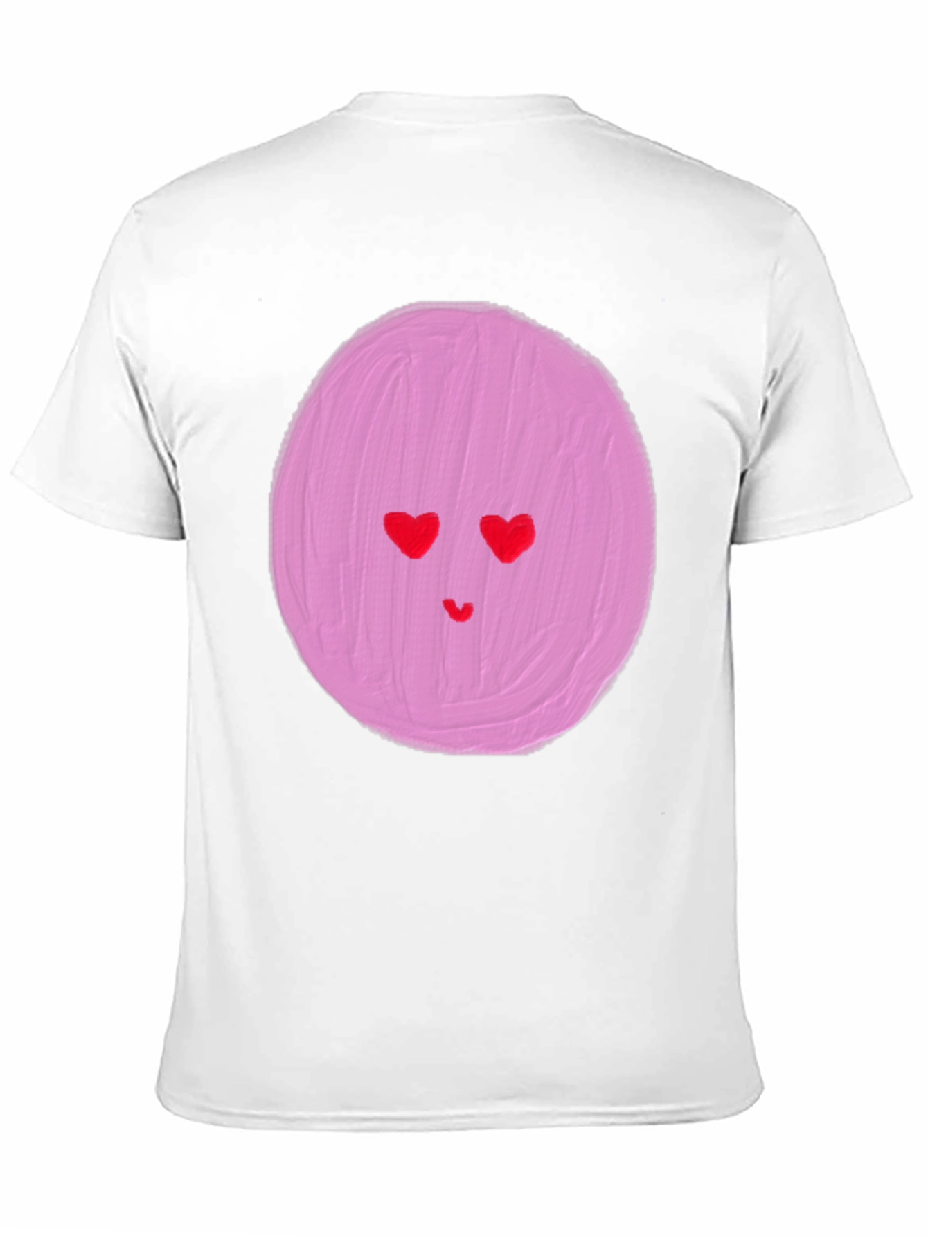 Heart Eyes Emoji Graphic Tee - Black