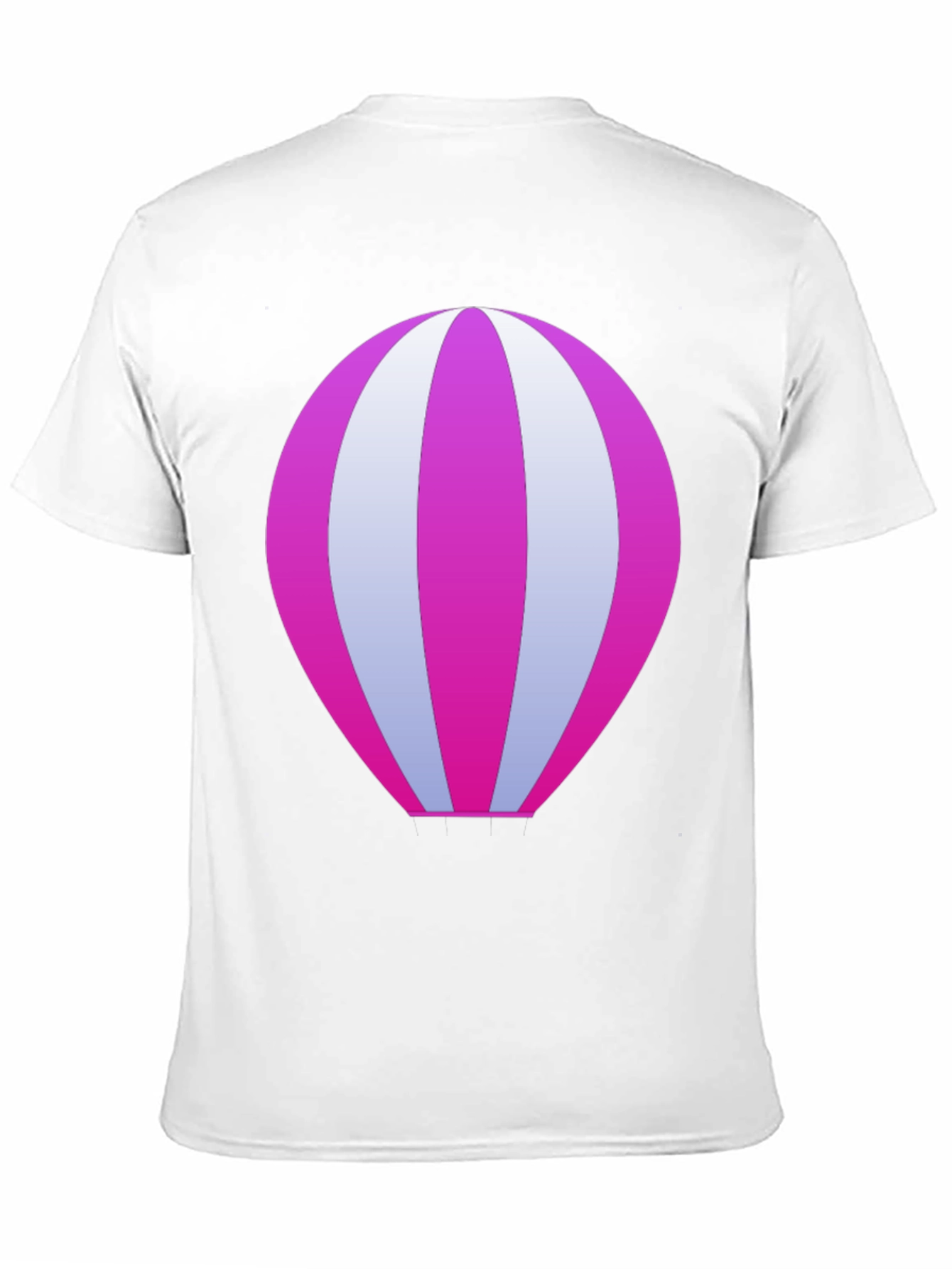Cool Hot Air Balloon Graphic Black T-Shirt
