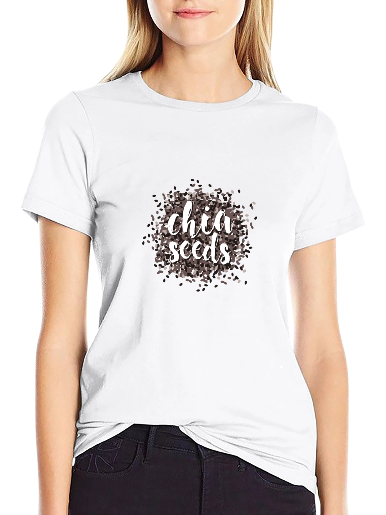 Chia Seeds Graphic T-Shirt - Trendy Unisex Tee