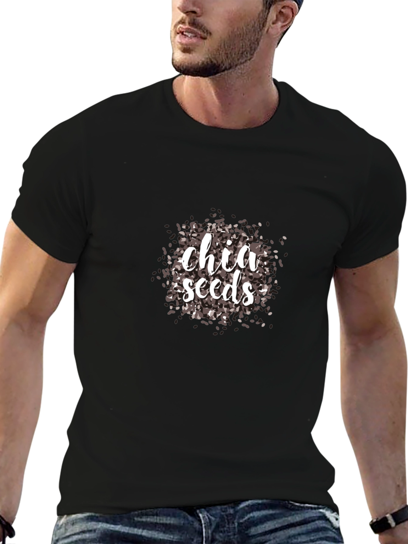 Chia Seeds Graphic T-Shirt - Trendy Unisex Tee