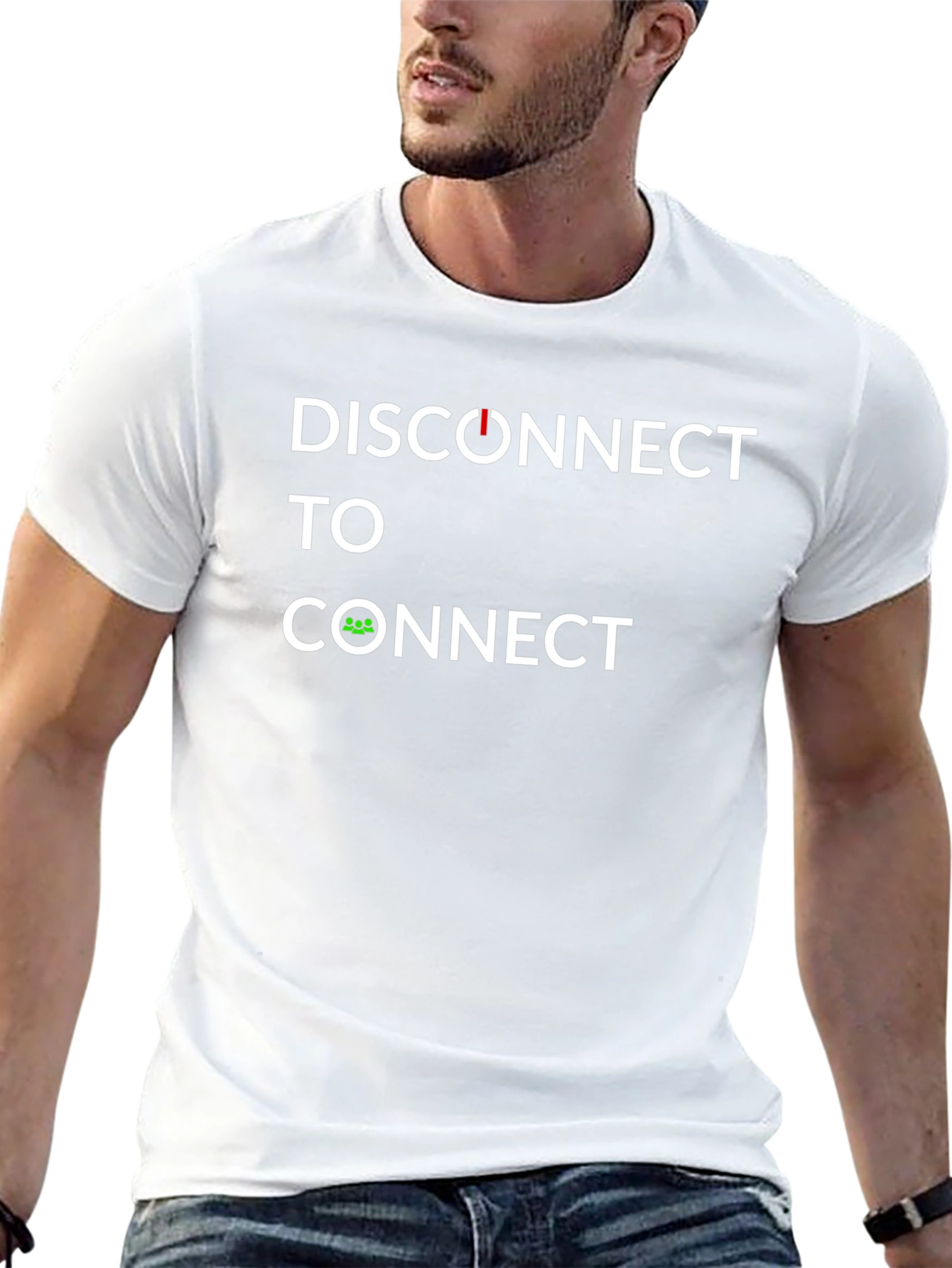 Disconnect to Connect Graphic Tee