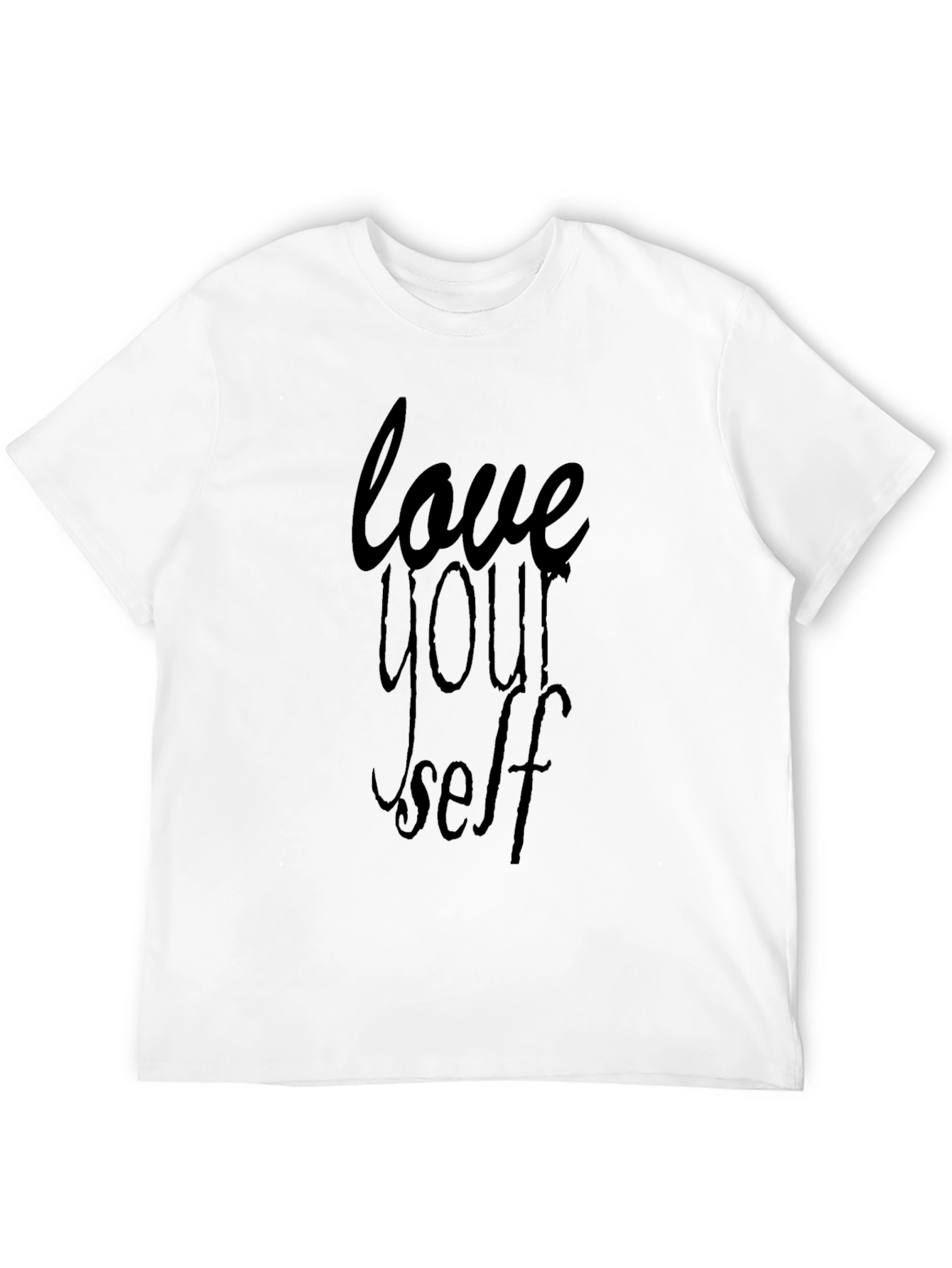 Love Yourself Black Graphic Tee