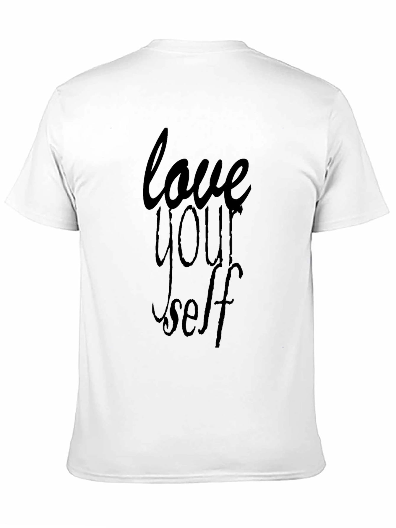 Love Yourself Black Graphic Tee