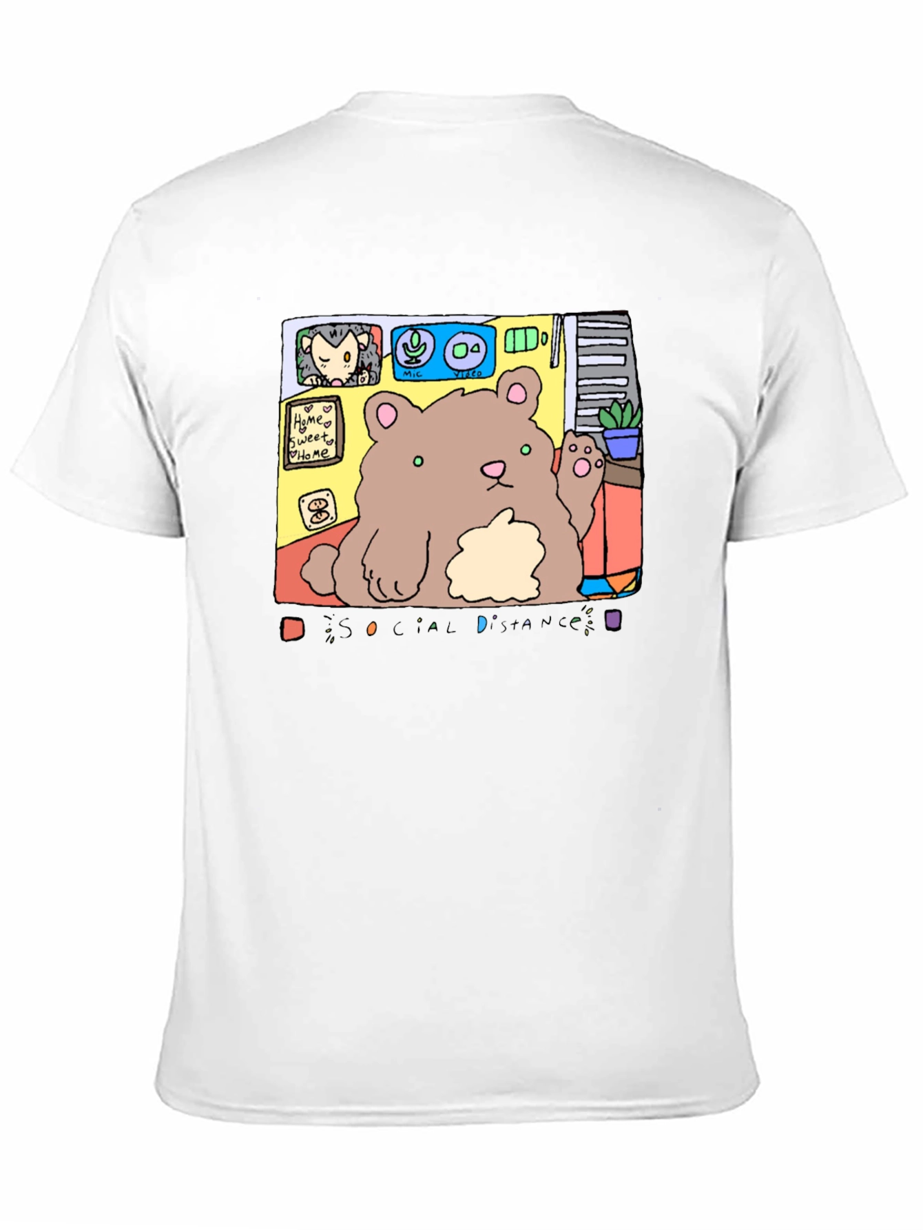Social Distance Bear T-Shirt