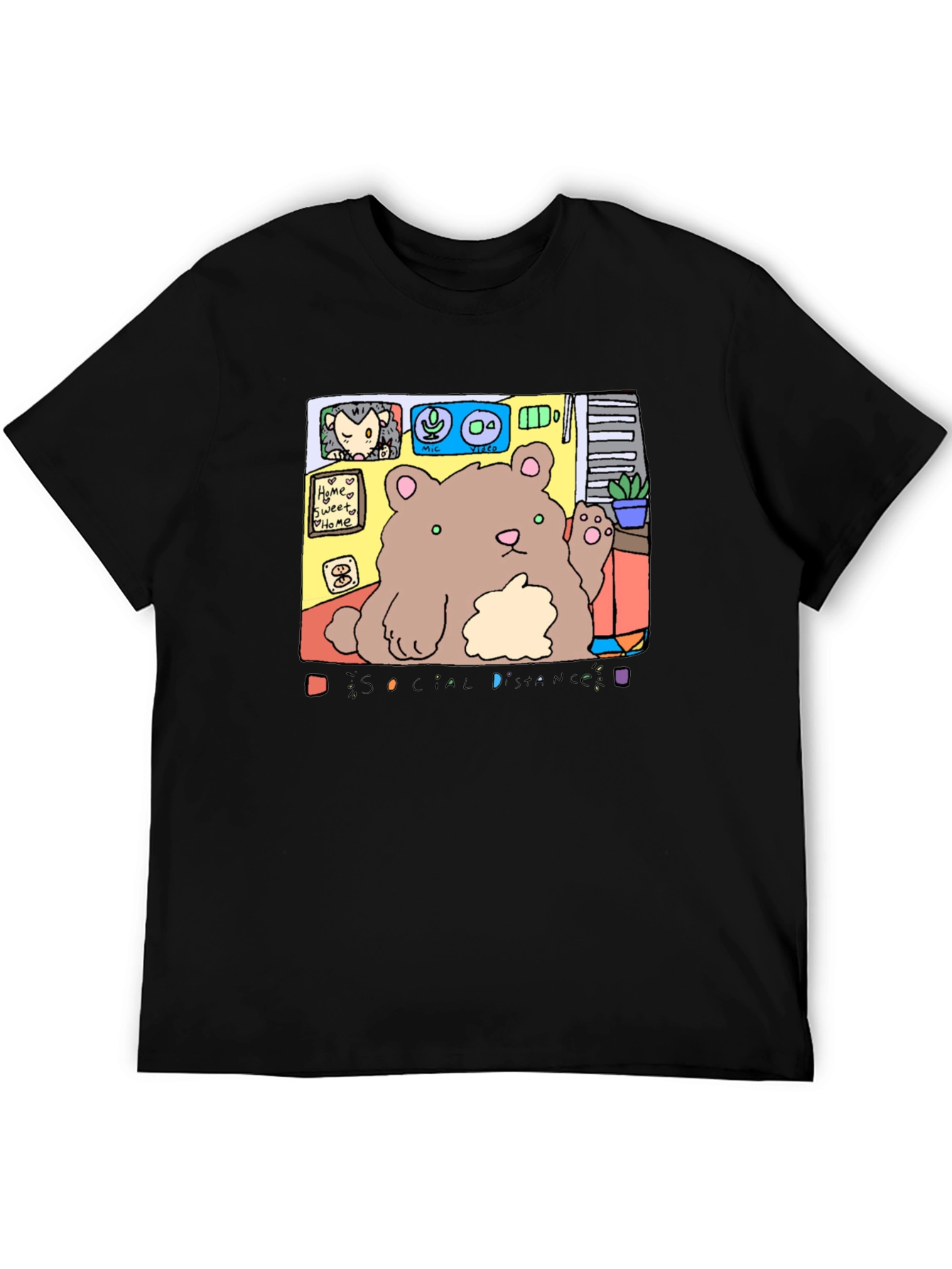 Social Distance Bear T-Shirt