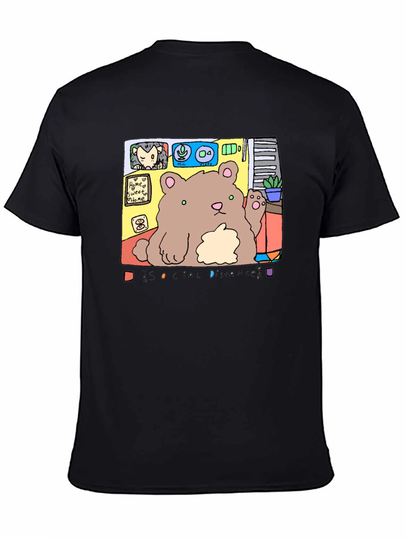 Social Distance Bear T-Shirt