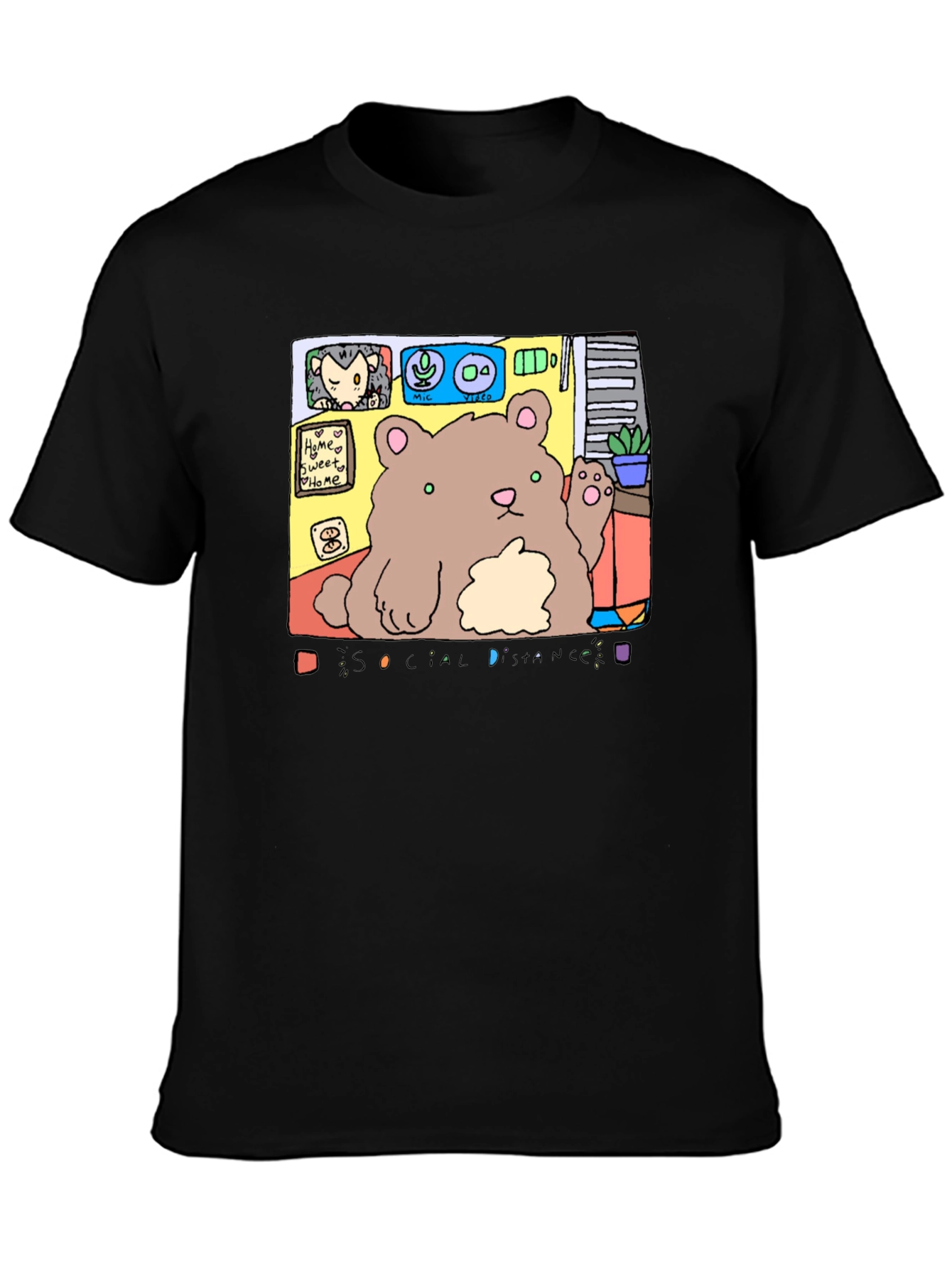 Social Distance Bear T-Shirt