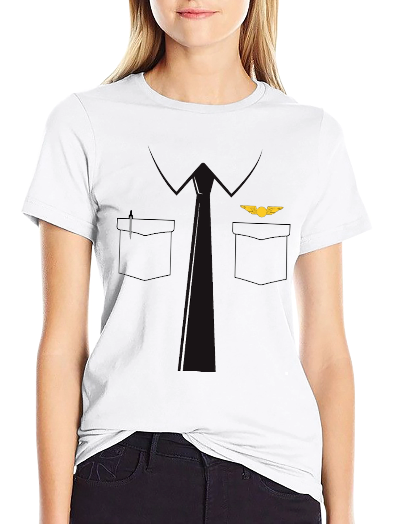 Pilot Uniform T-Shirt - Aviation Gift