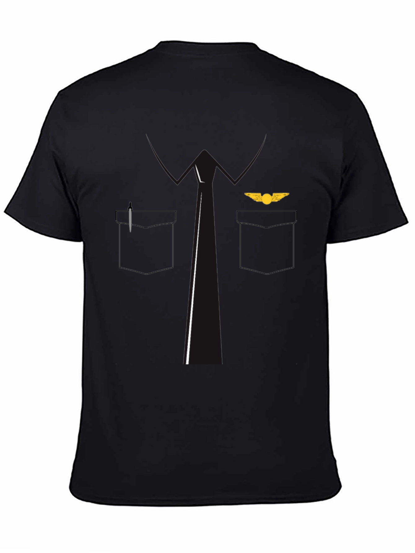 Pilot Uniform T-Shirt - Aviation Gift