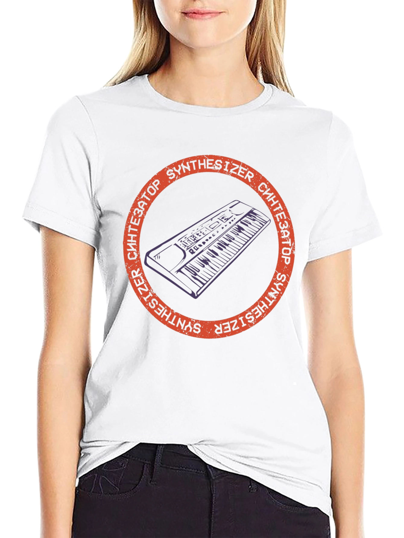 Synthesizer Graphic T-Shirt - Musician Tee