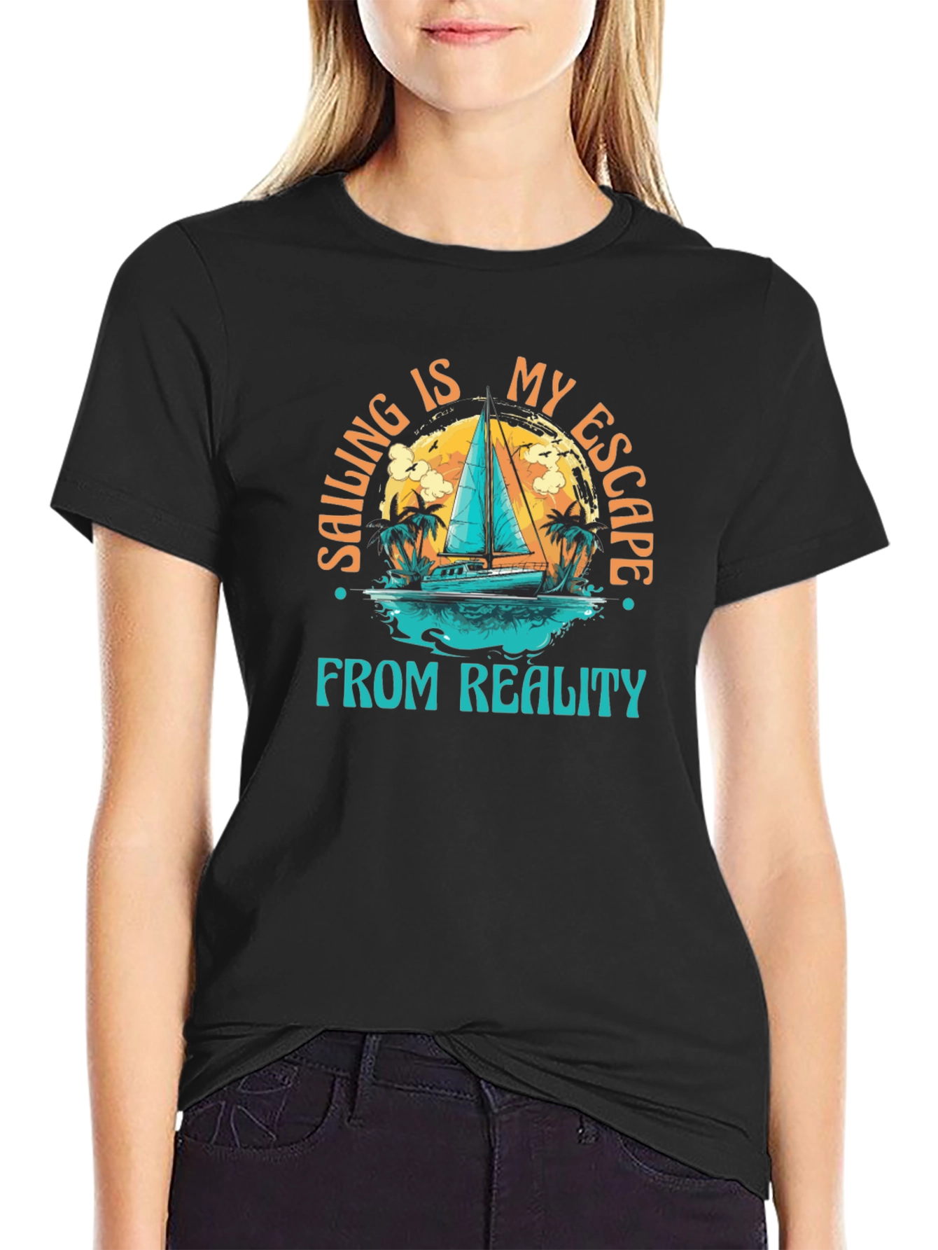 Sailing Escape Graphic Tee