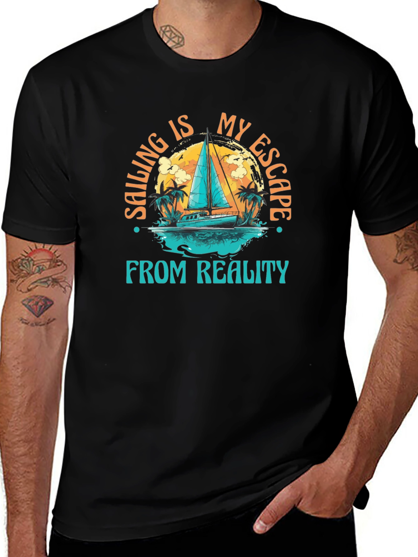 Sailing Escape Graphic Tee
