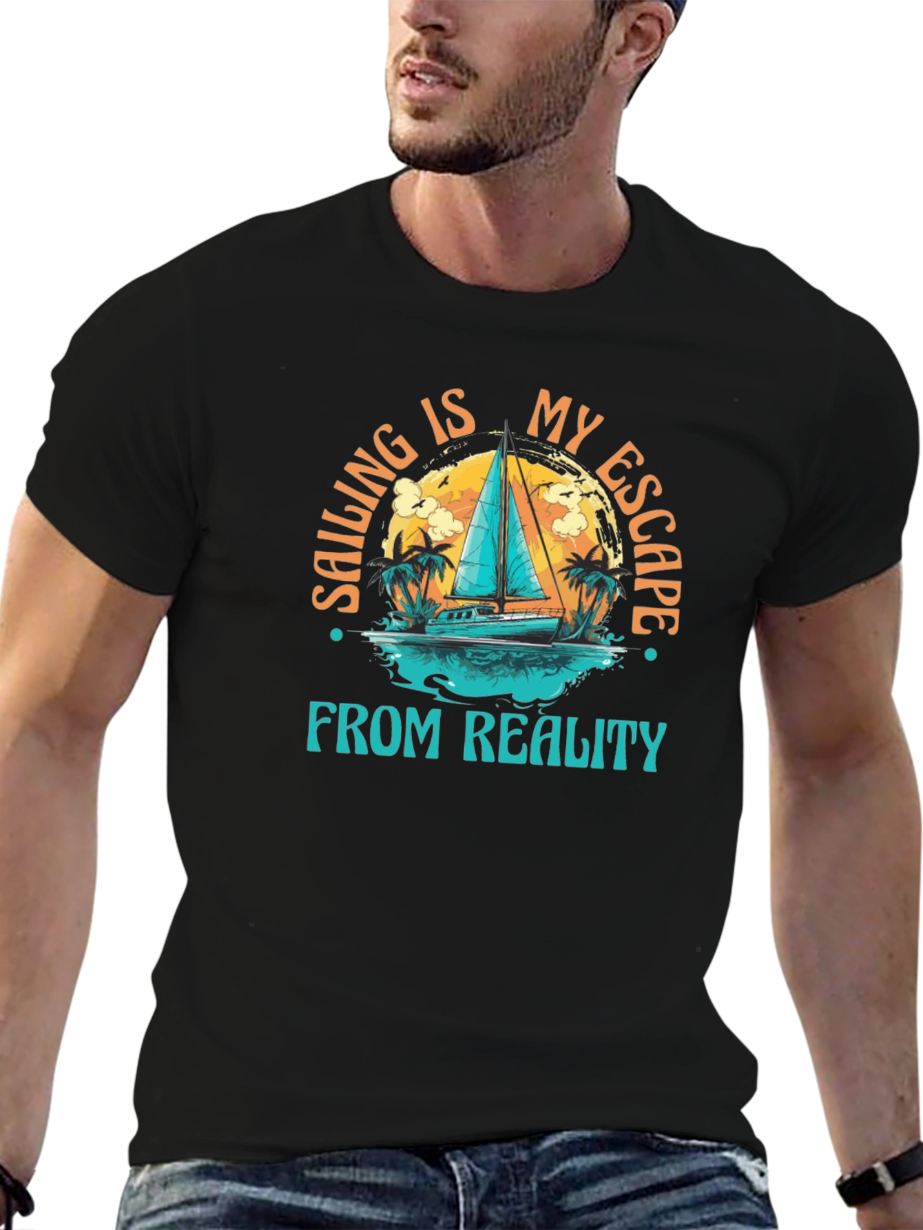 Sailing Escape Graphic Tee