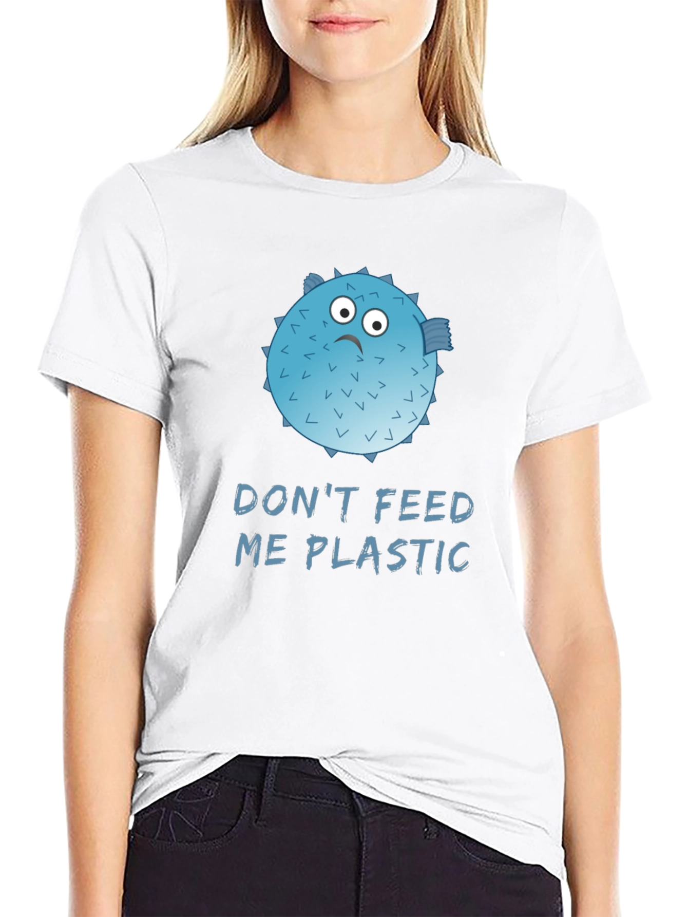 Dont Feed Me Plastic Graphic Tee