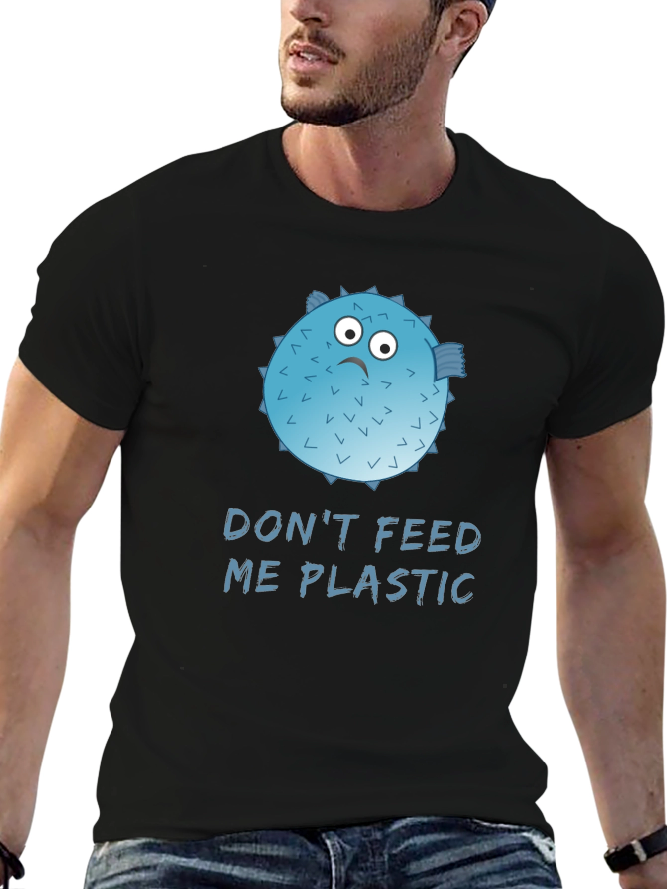 Dont Feed Me Plastic Graphic Tee