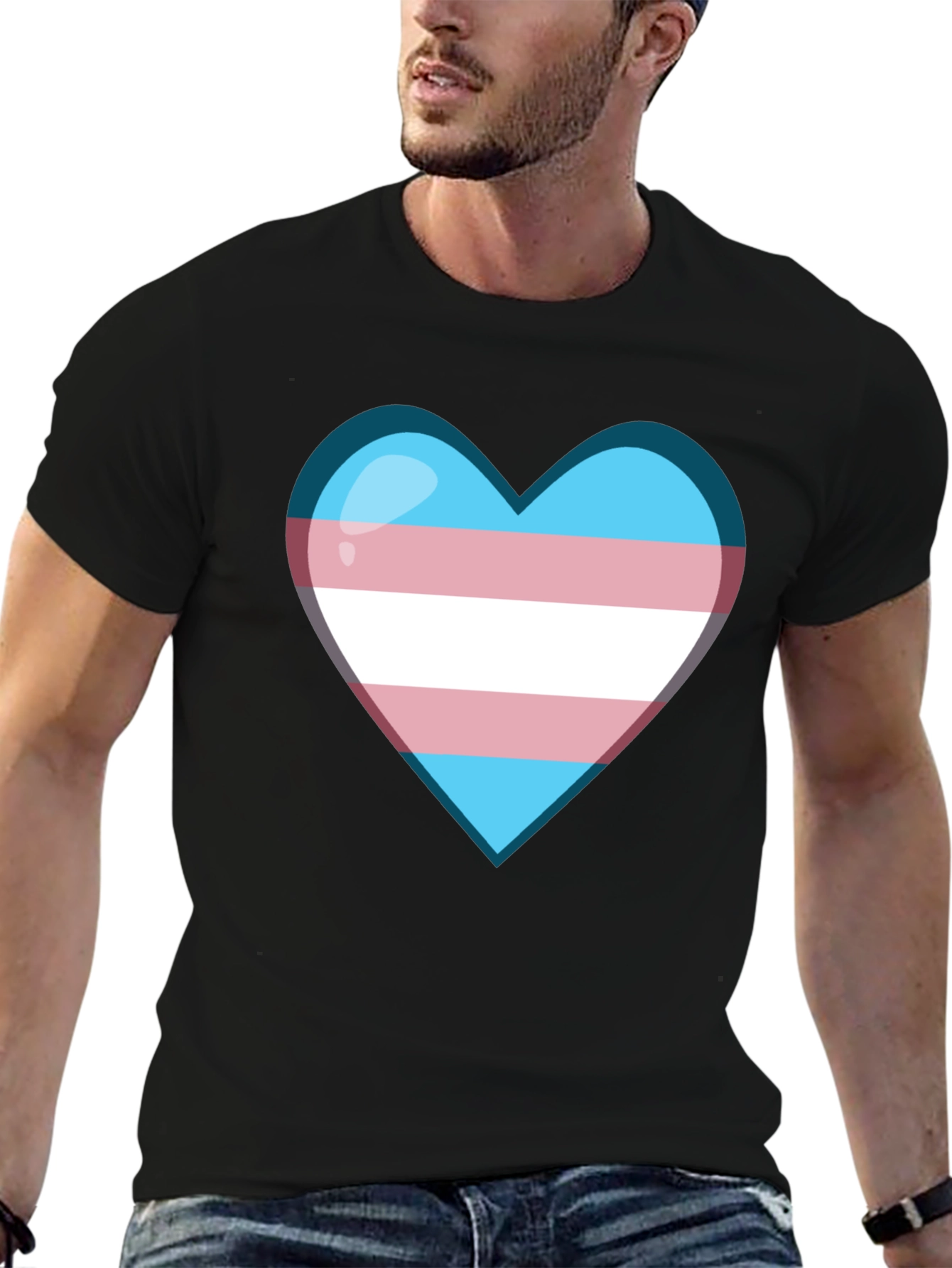 Transgender Pride Heart T-Shirt