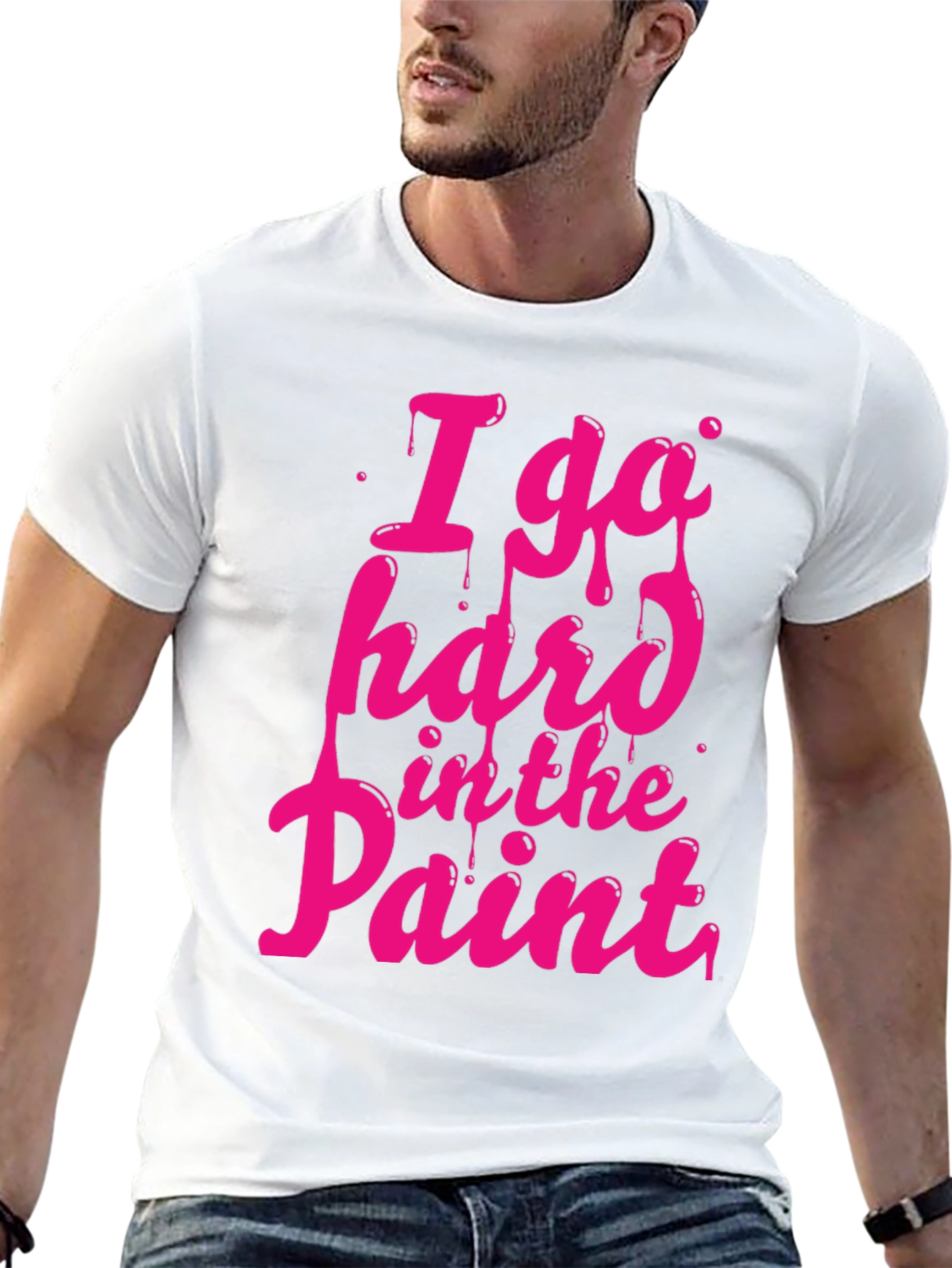 I Go Hard in the Paint Graphic Tee