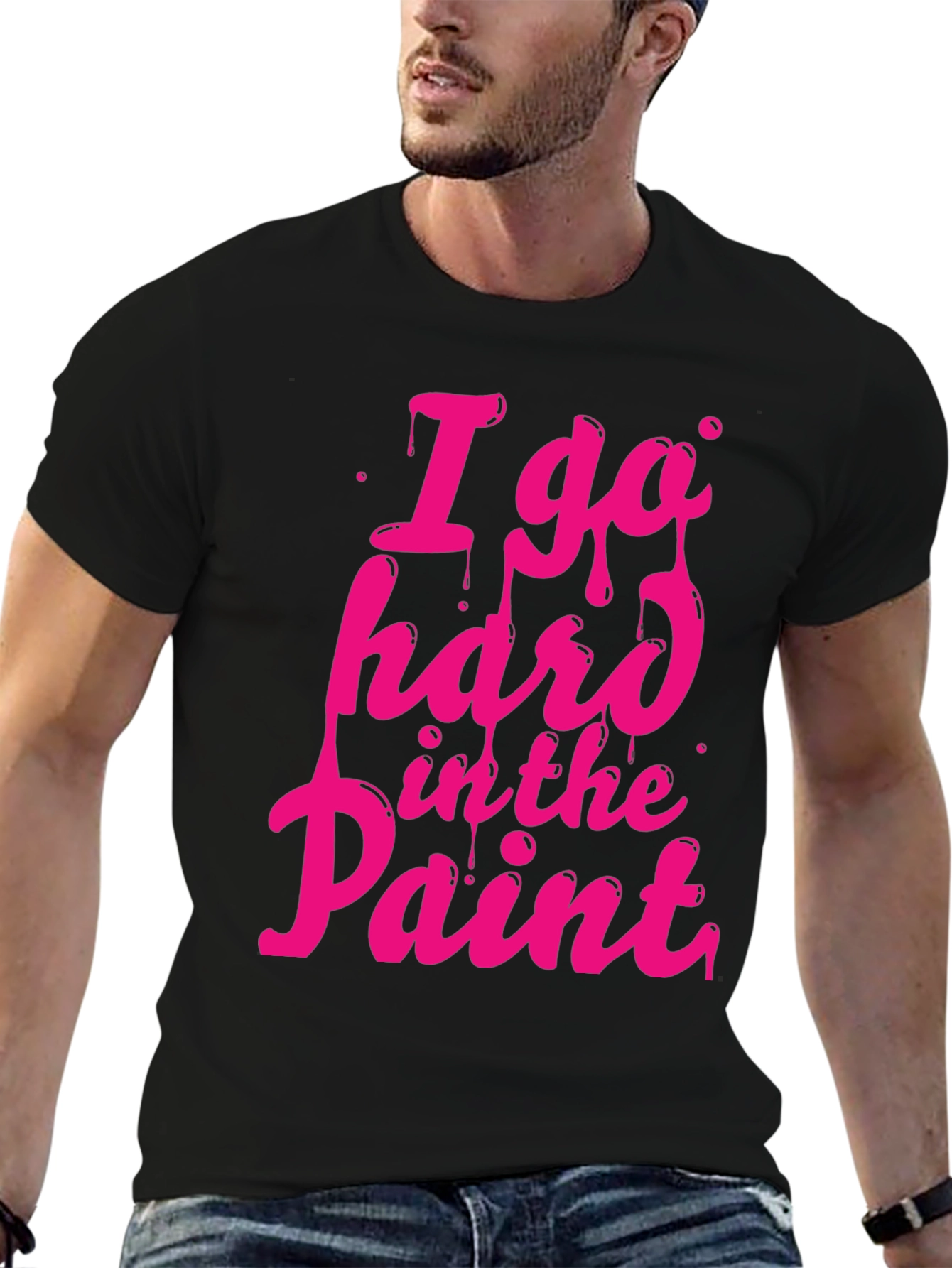 I Go Hard in the Paint Graphic Tee