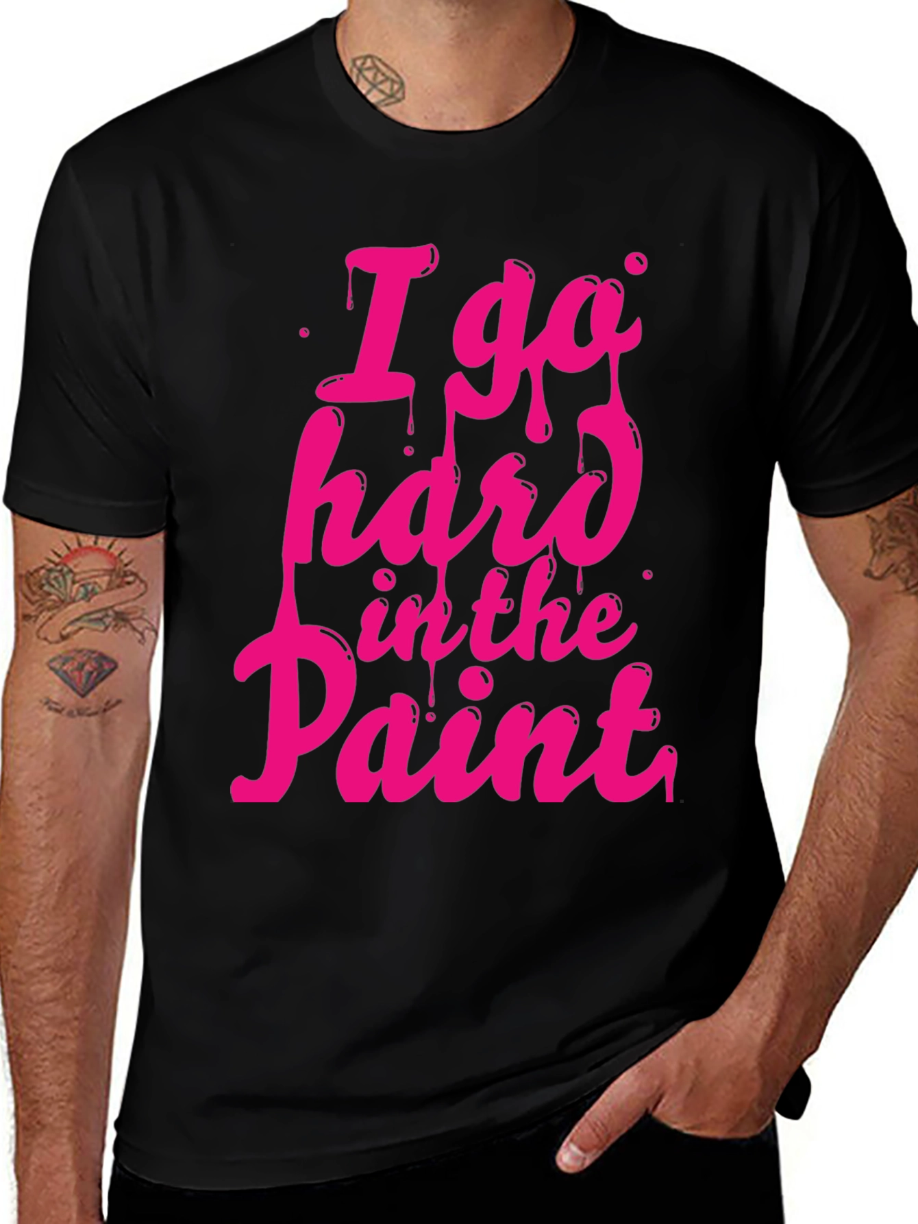 I Go Hard in the Paint Graphic Tee