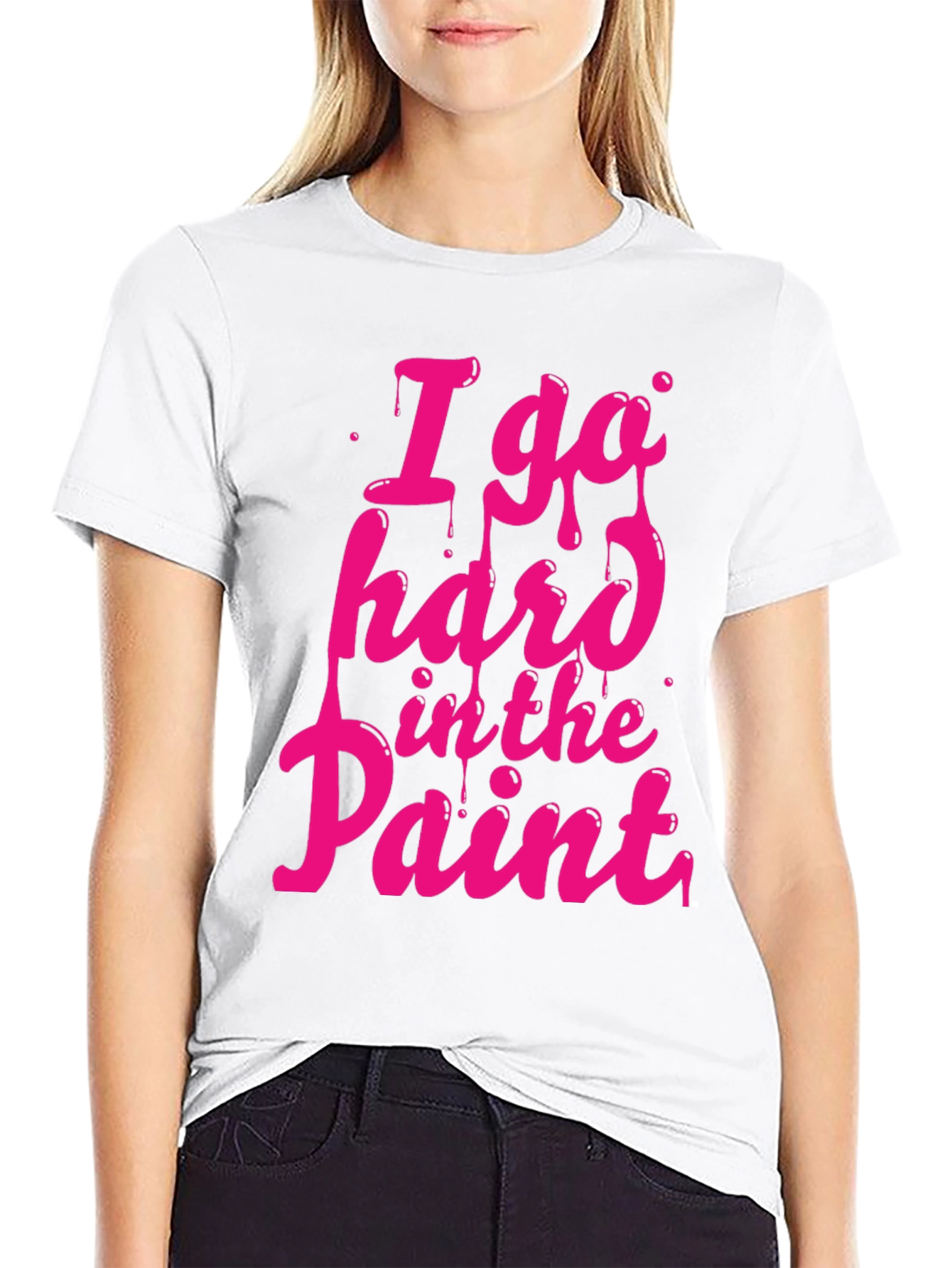 I Go Hard in the Paint Graphic Tee