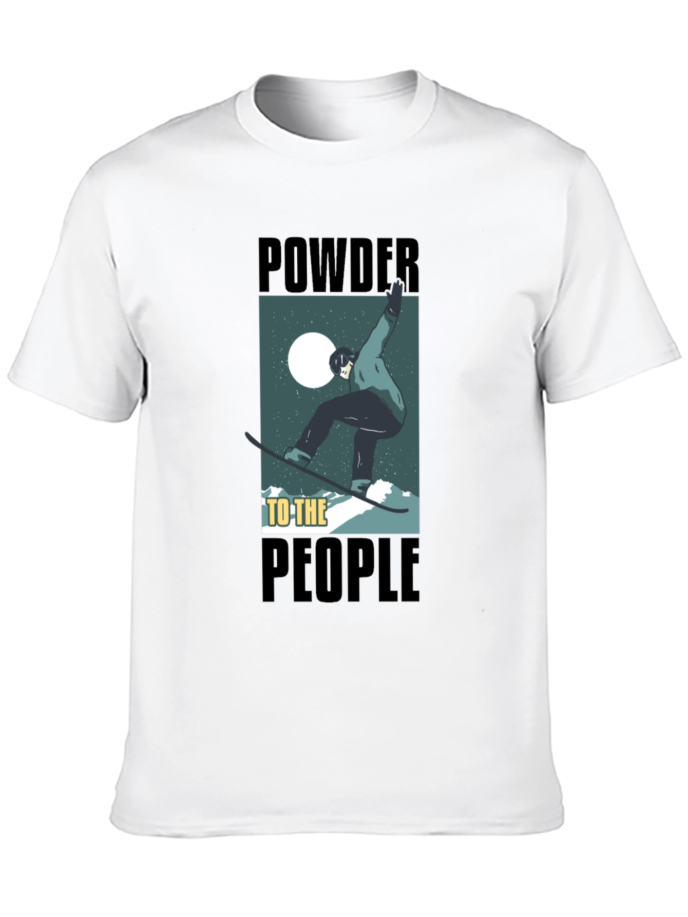 Powder to the People Graphic Tee
