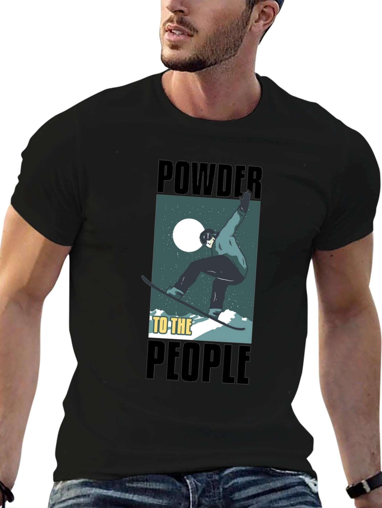 Powder to the People Graphic Tee