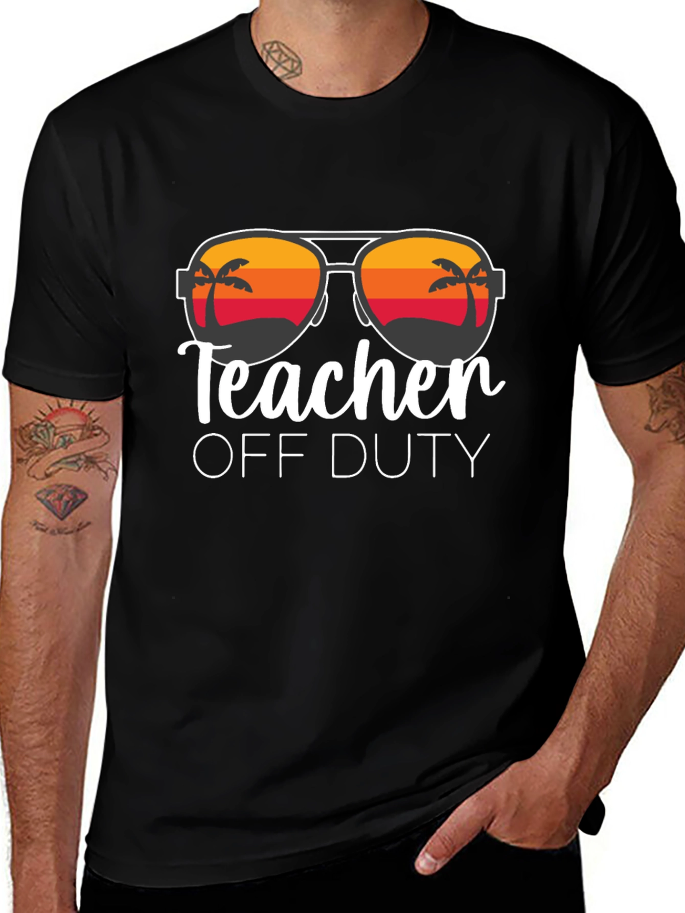 Teacher Off Duty Graphic T-Shirt
