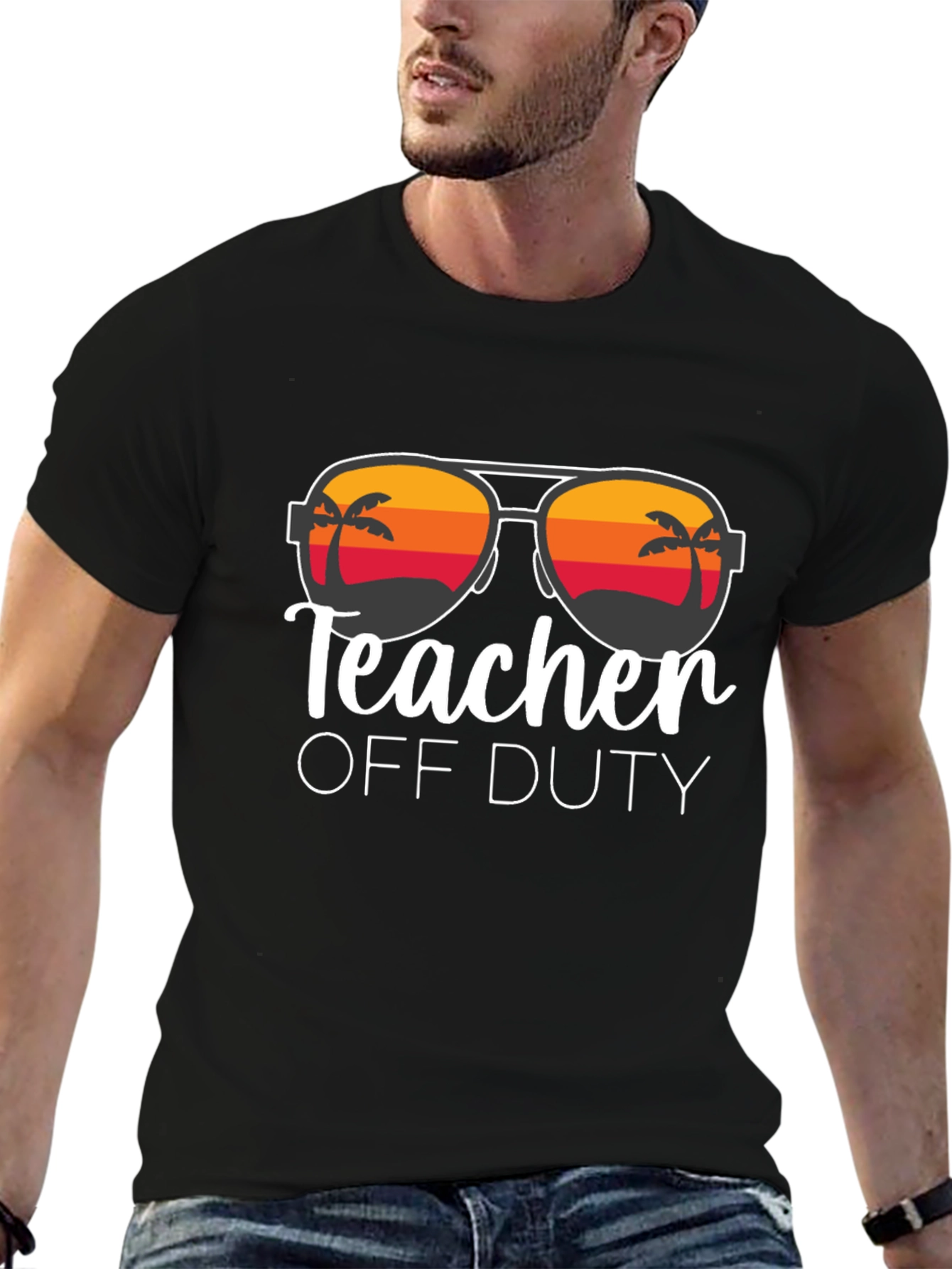 Teacher Off Duty Graphic T-Shirt