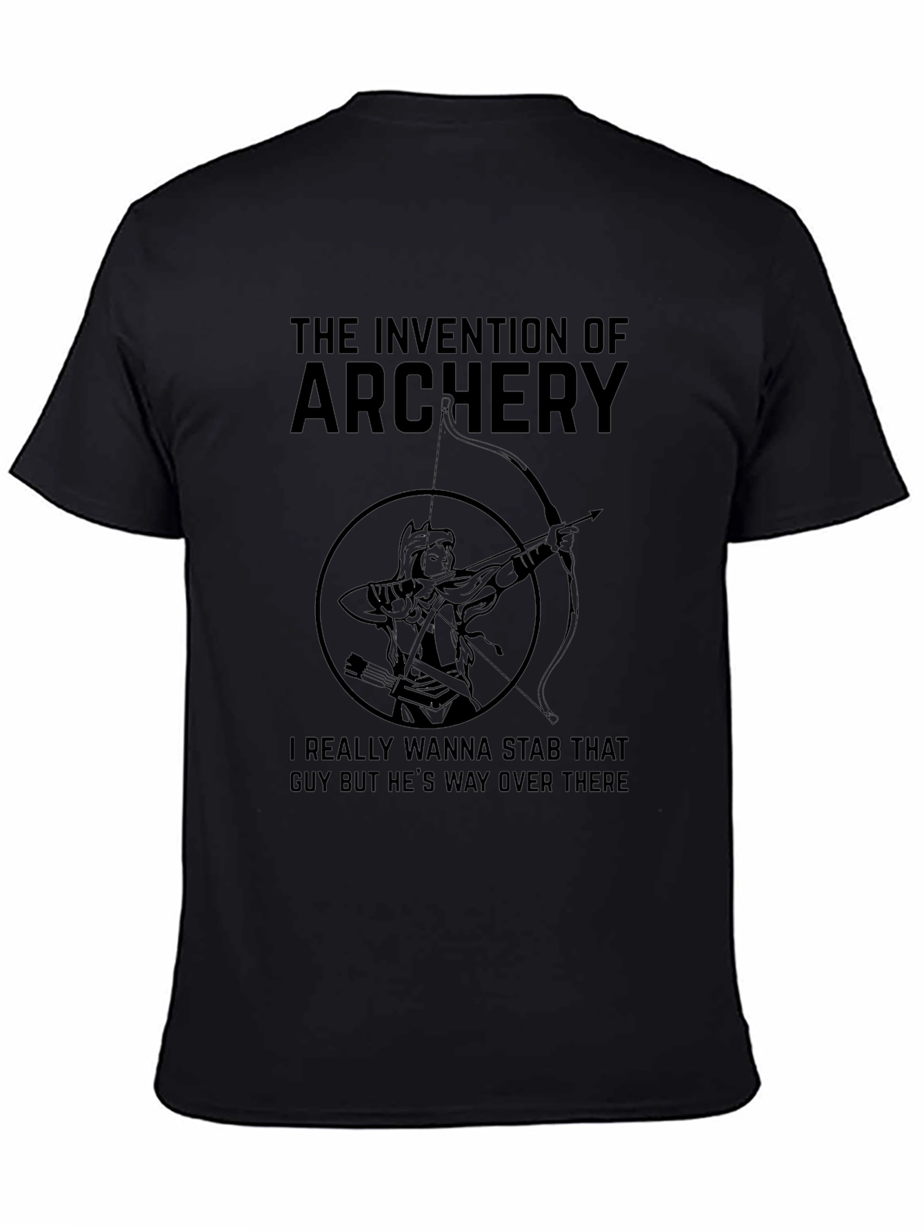 Archery Invention Graphic T-Shirt - Funny Archer Tee