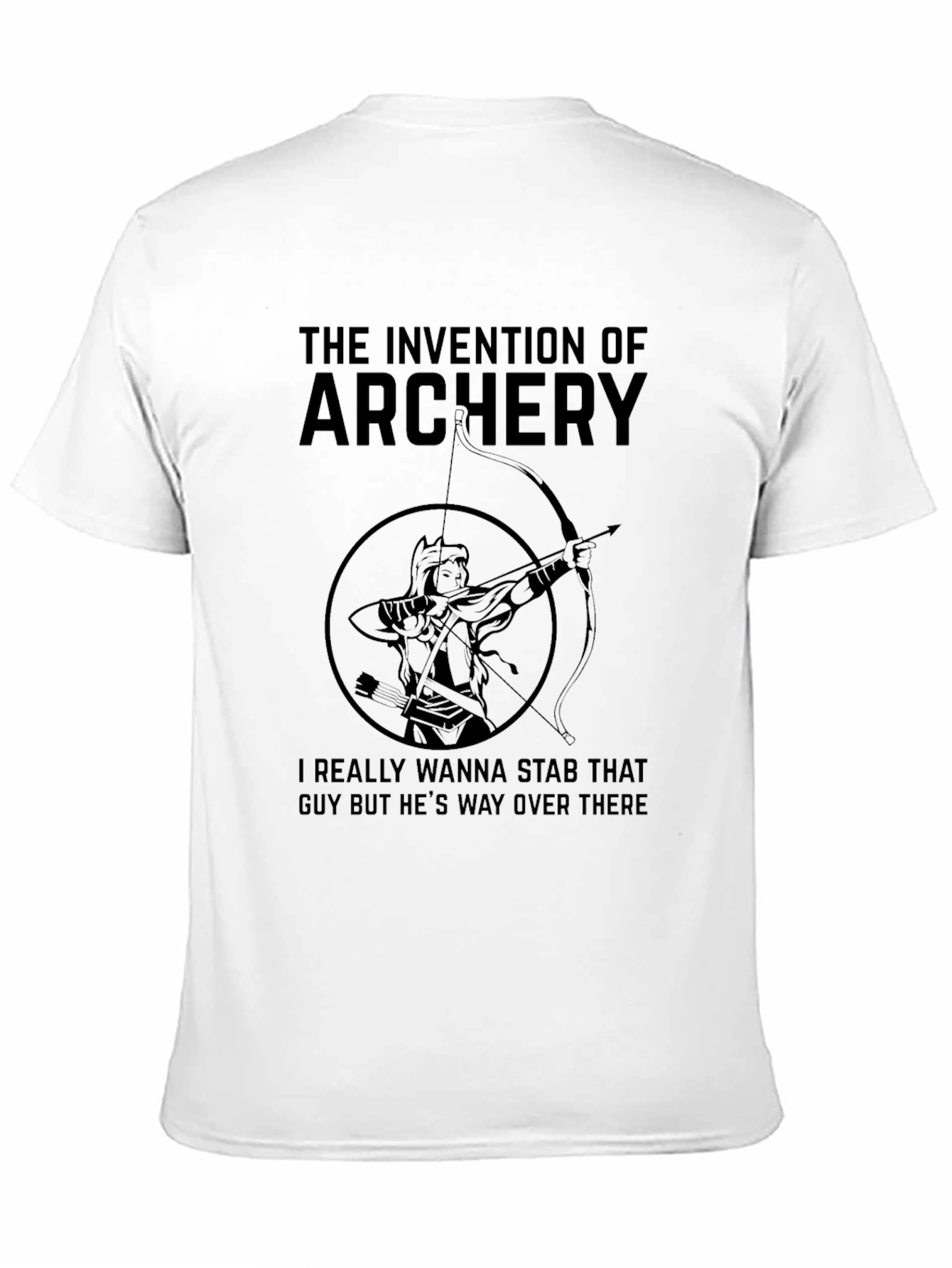 Archery Invention Graphic T-Shirt - Funny Archer Tee