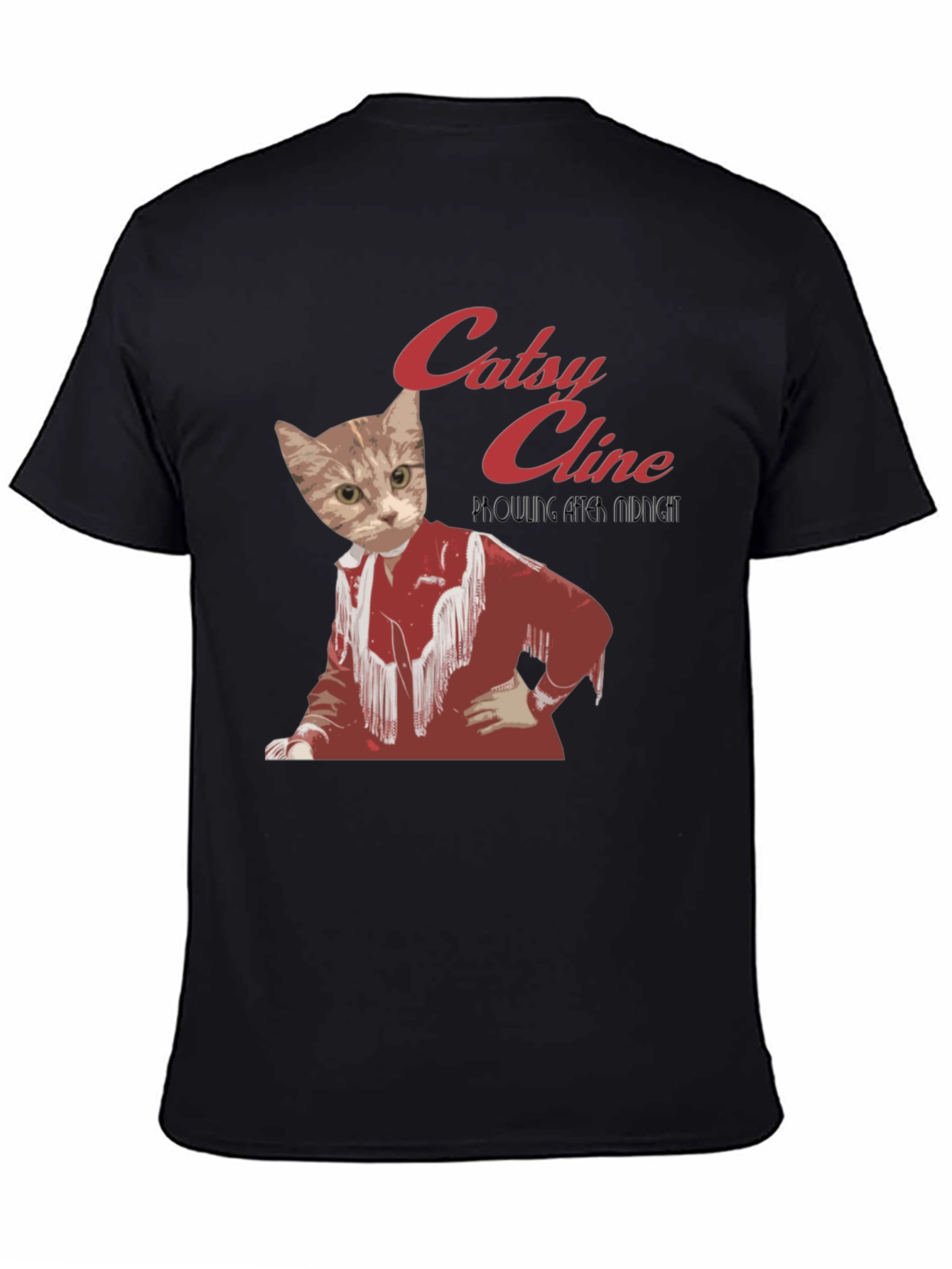 Catsy Cline Black T-Shirt