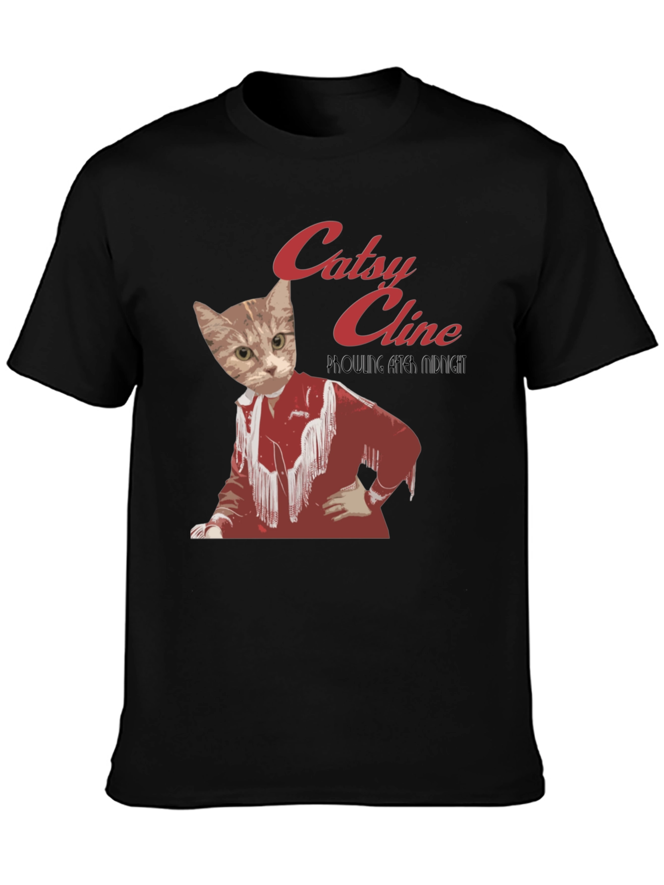 Catsy Cline Black T-Shirt