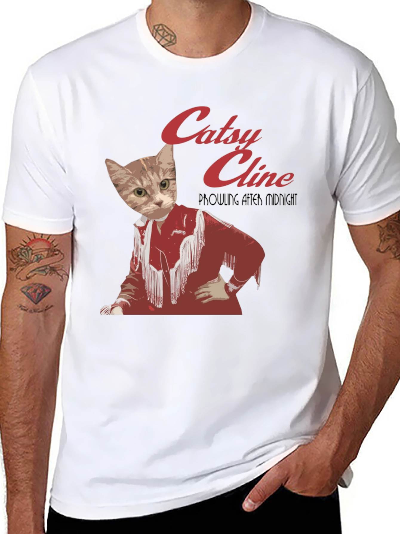 Catsy Cline Black T-Shirt