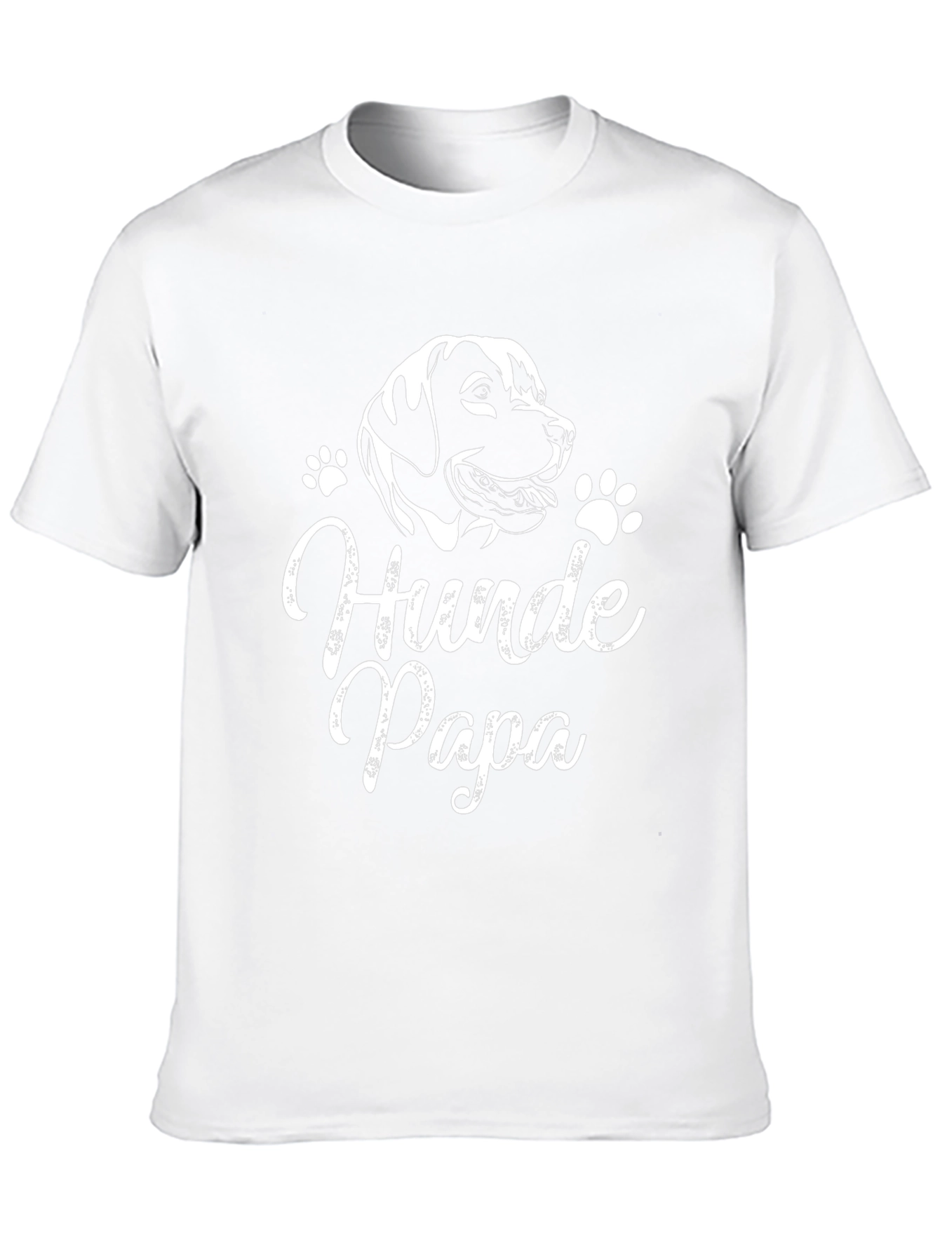 Hunde Papa Dog Lover Black T-Shirt