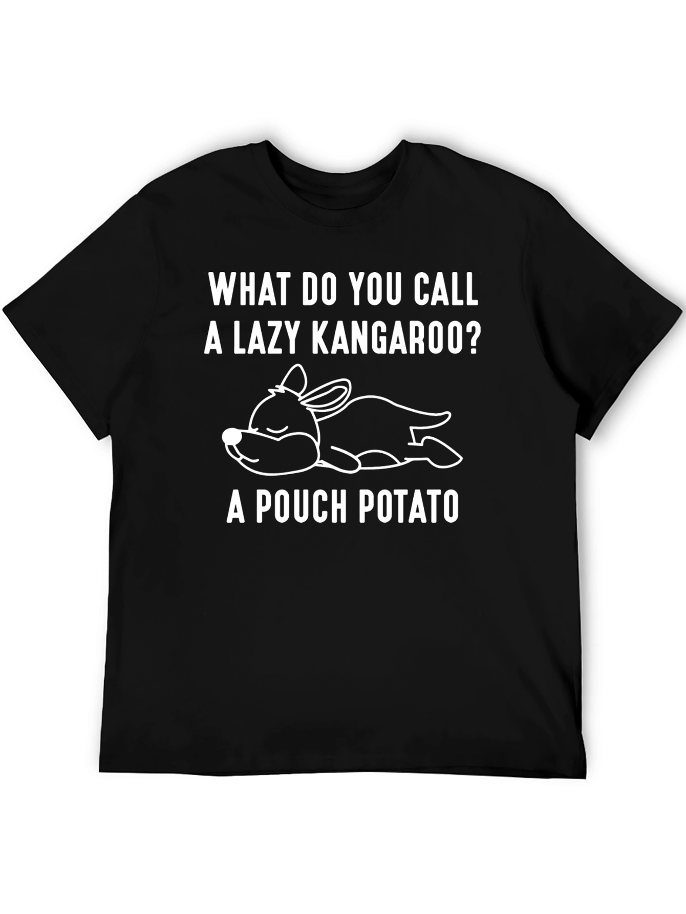 Lazy Kangaroo Pouch Potato Graphic Tee