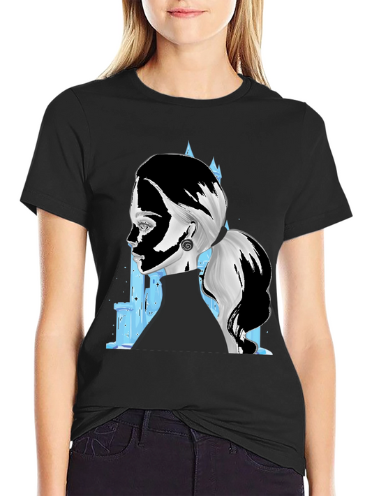 Ice Queen Graphic T-Shirt - Unique Design Comfortable Fit