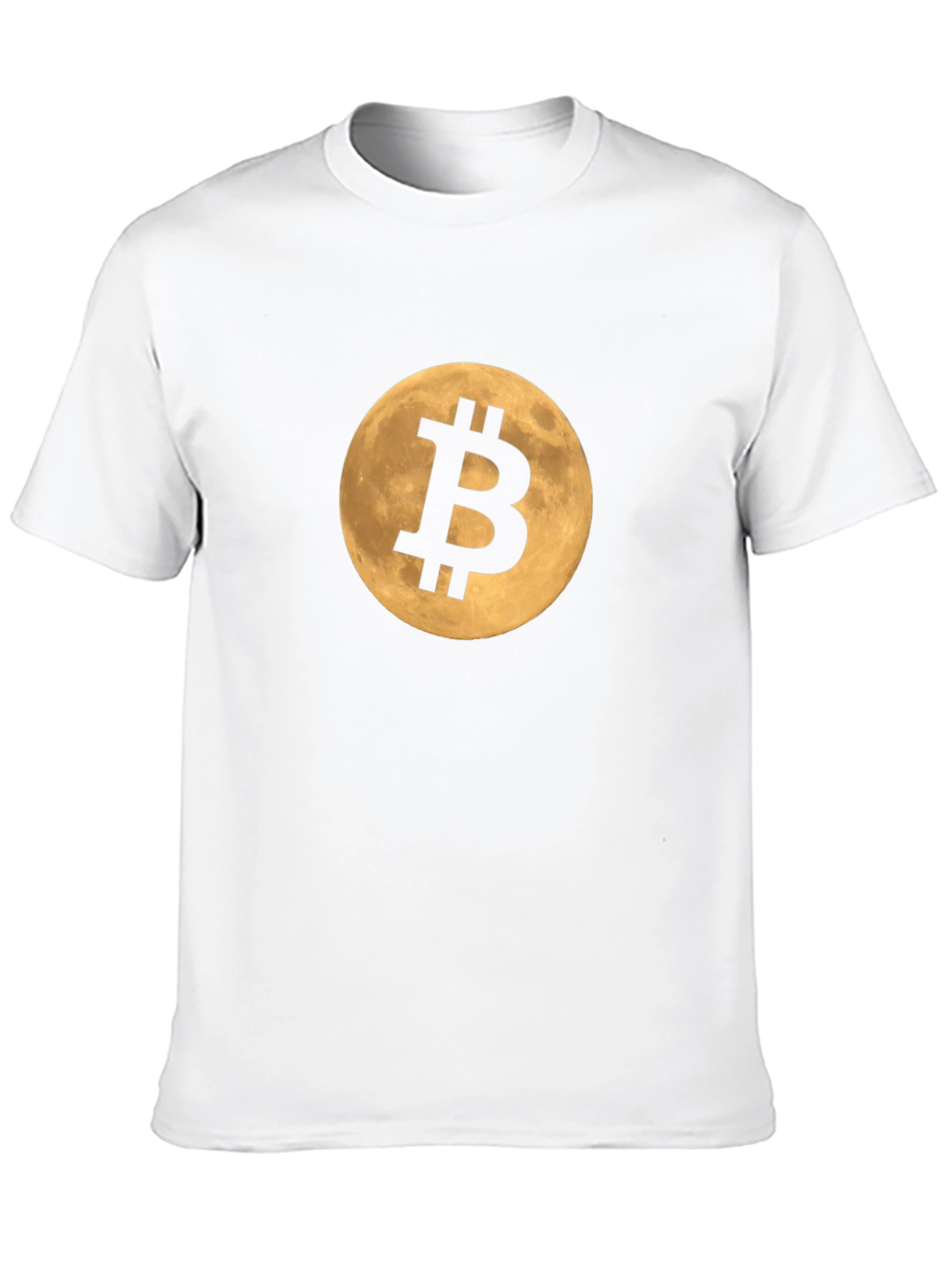 Bitcoin Moon Black T-Shirt